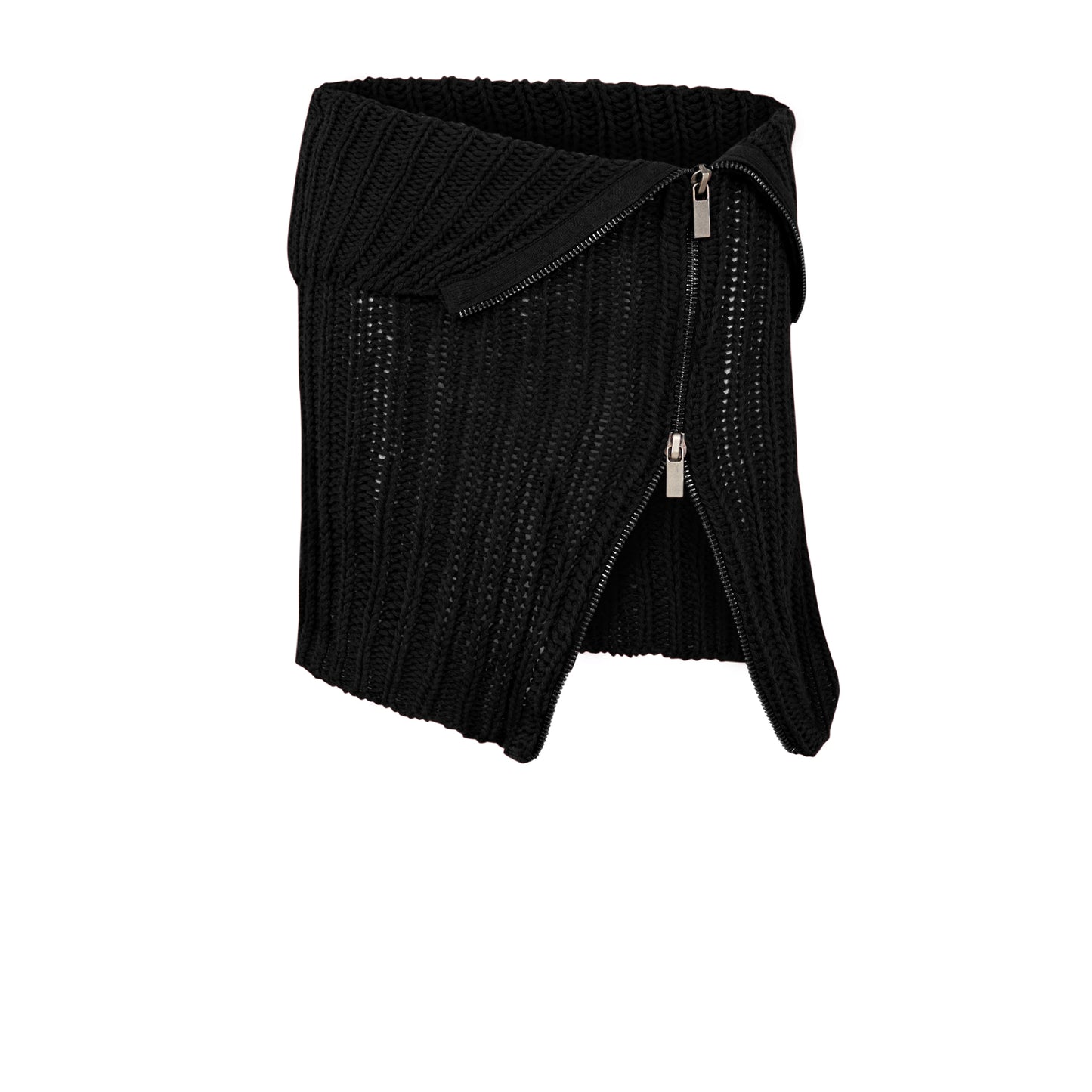 Your *itch Fermuar Detaylı Triko Etek