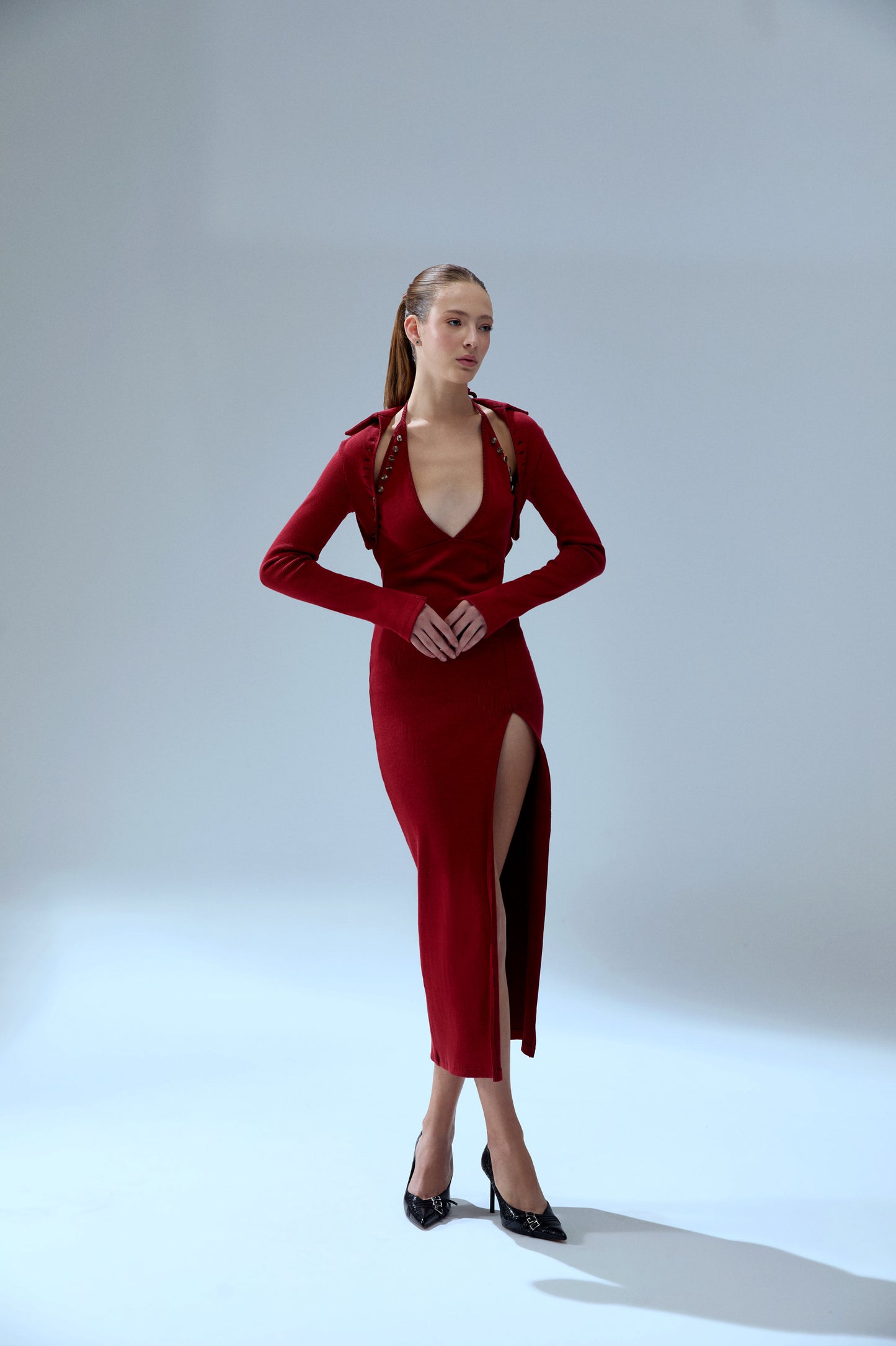 Your *itch İki Tonlu Ribana Elbise