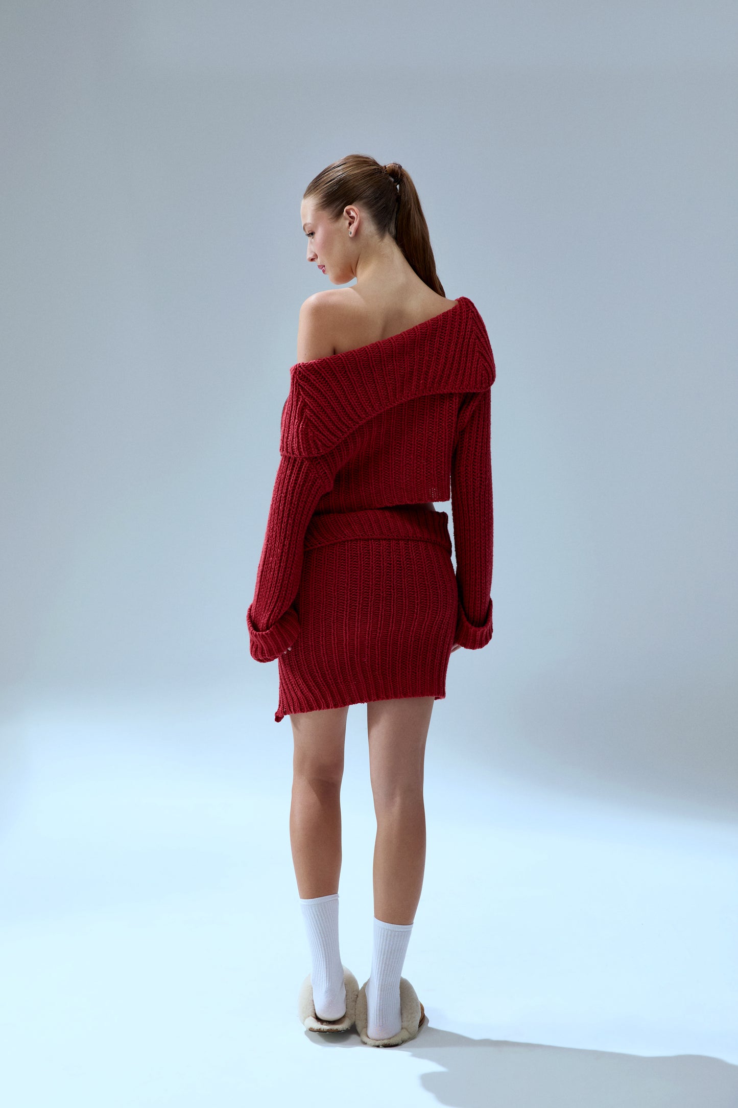 Your *itch Crop Knit Top