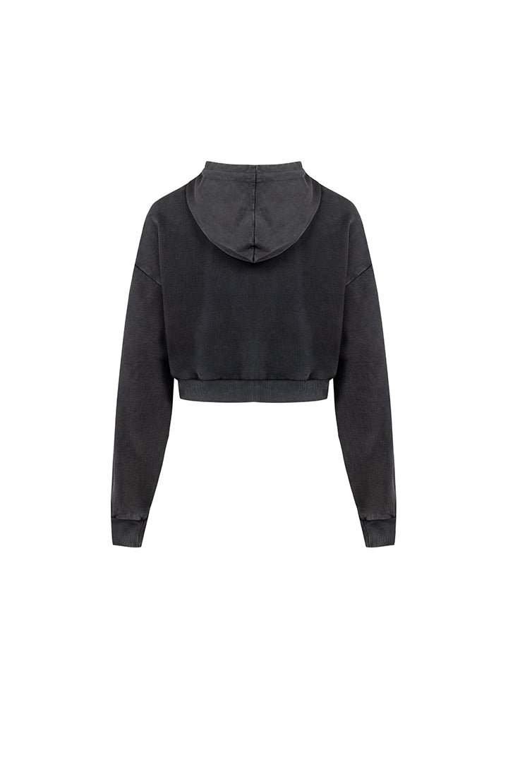 Your *itch Asit Yıkamalı Fermuarlı Hoodie