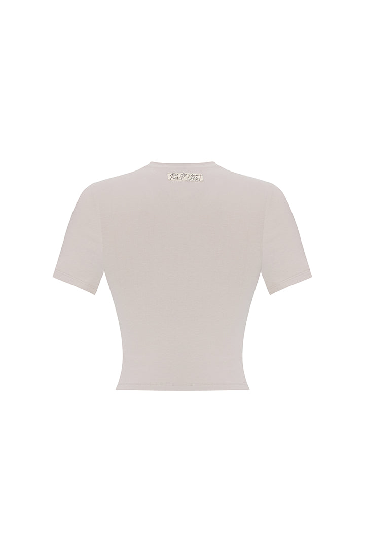 Day to Night in LA Slim Fit Kısa Tişört