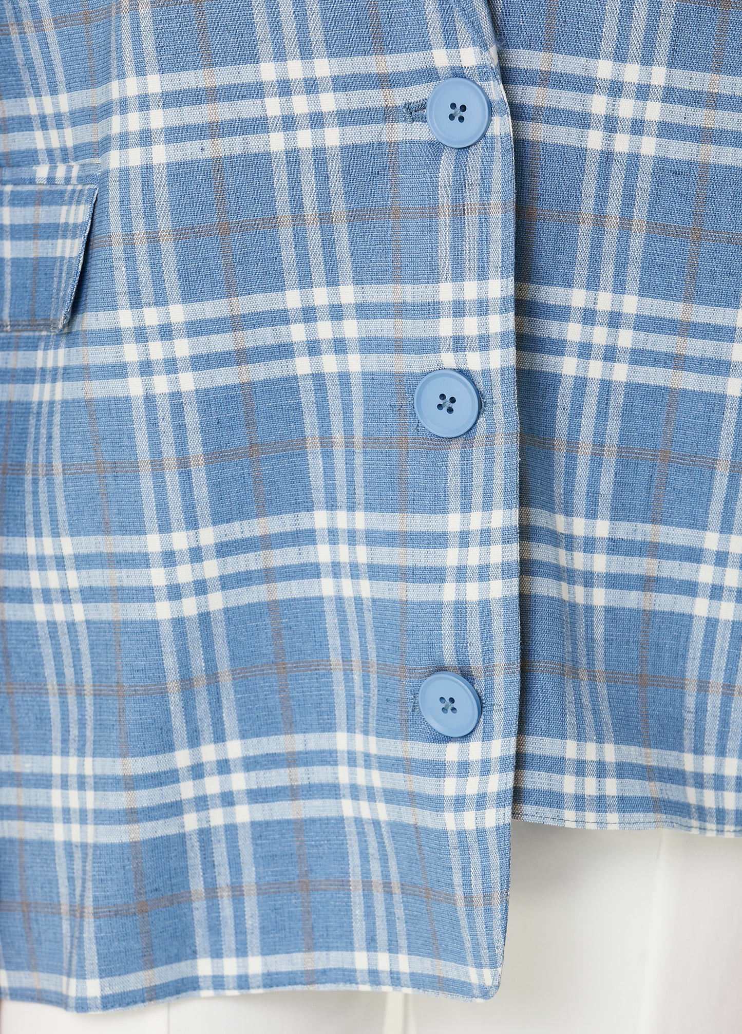 Free Heaven Çok Renkli Kare Desenli Blazer