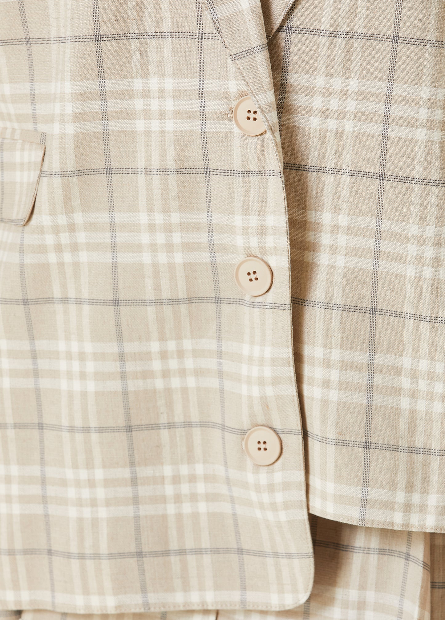 Free Heaven Çok Renkli Kare Desenli Blazer