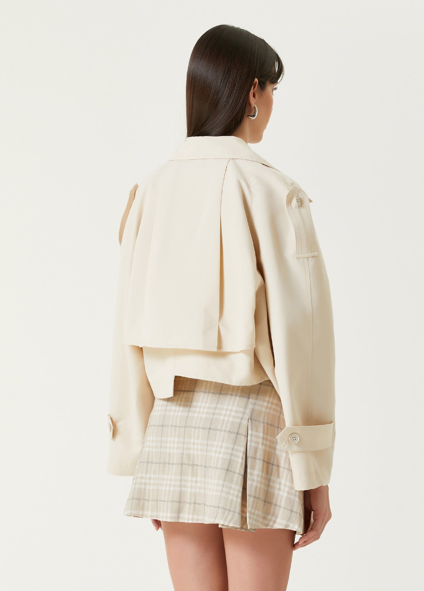 Free Heaven Cropped Trenchcoat