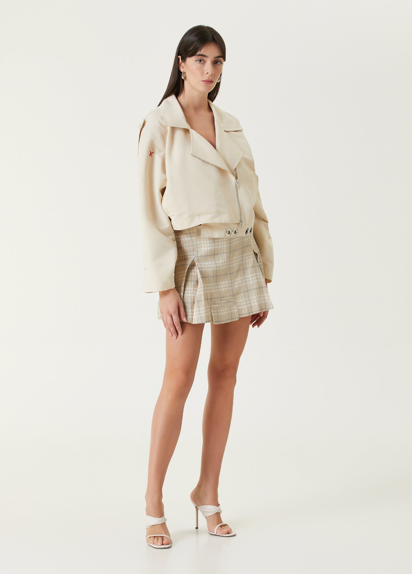 Free Heaven Cropped Trenchcoat