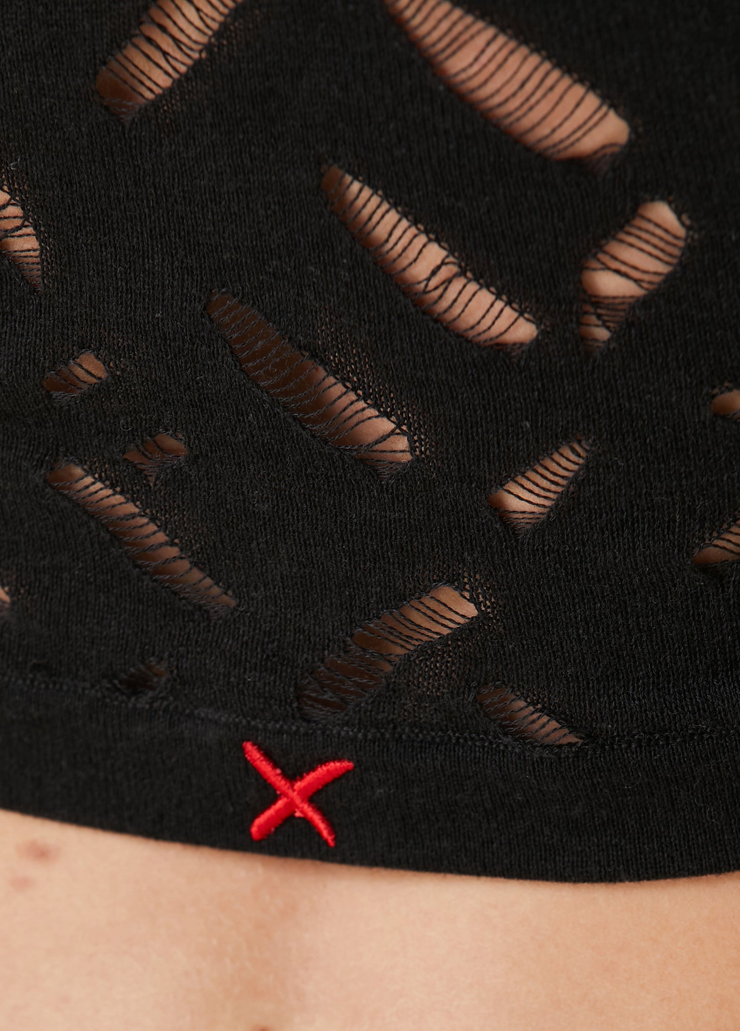 Free Heaven Kısa Yırtık Triko