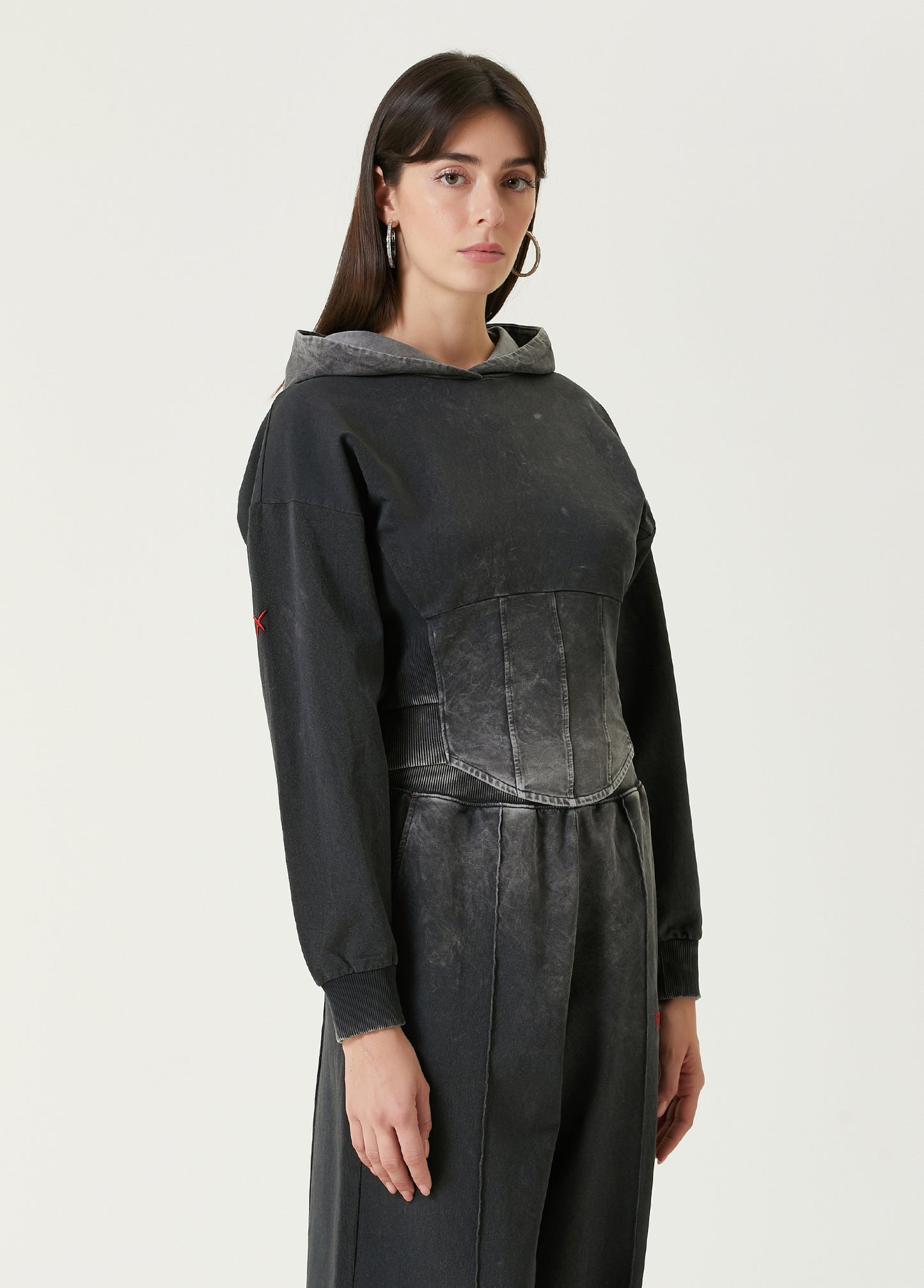 Free Heaven Acid Washed Hoodie