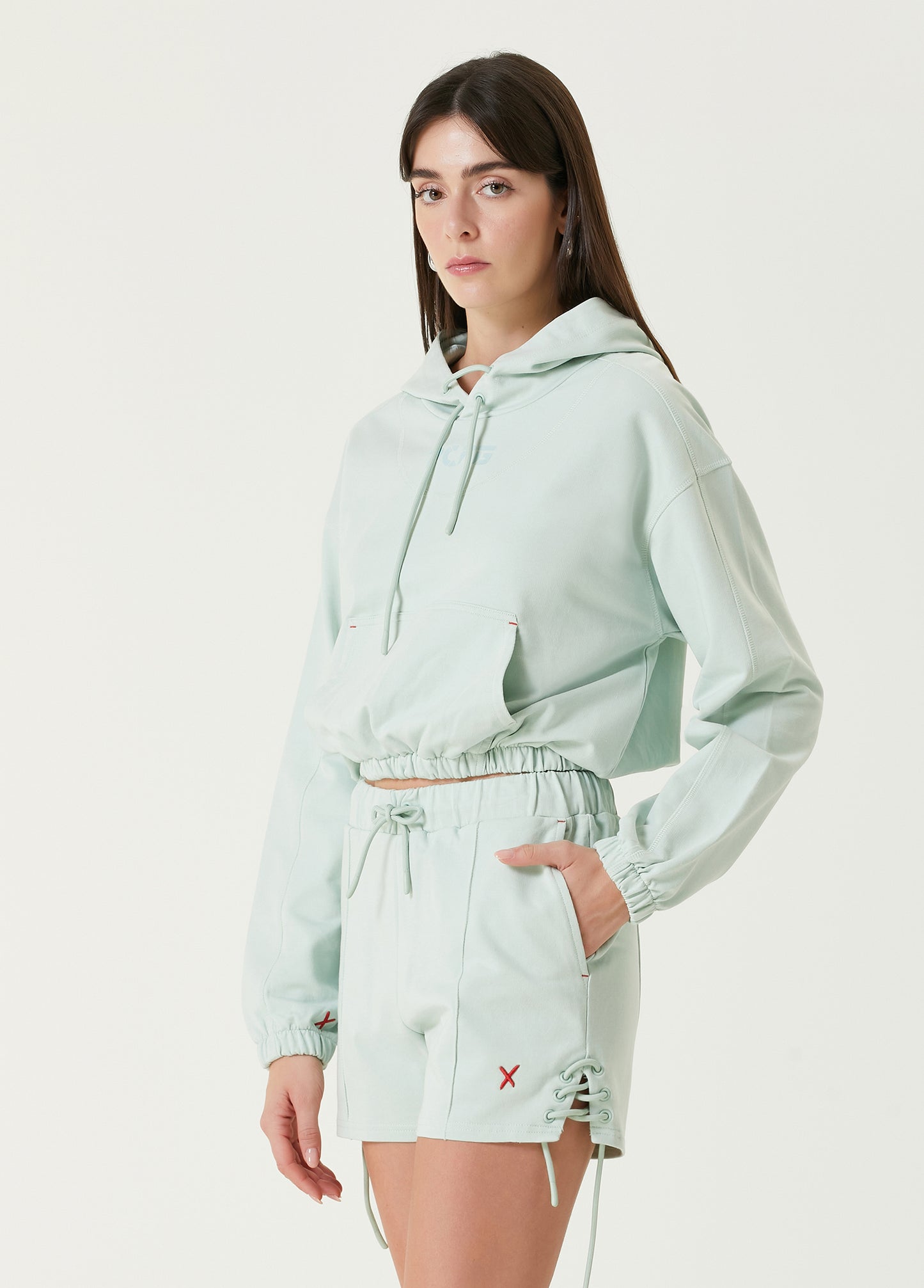 Free Heaven Crop Hoodie