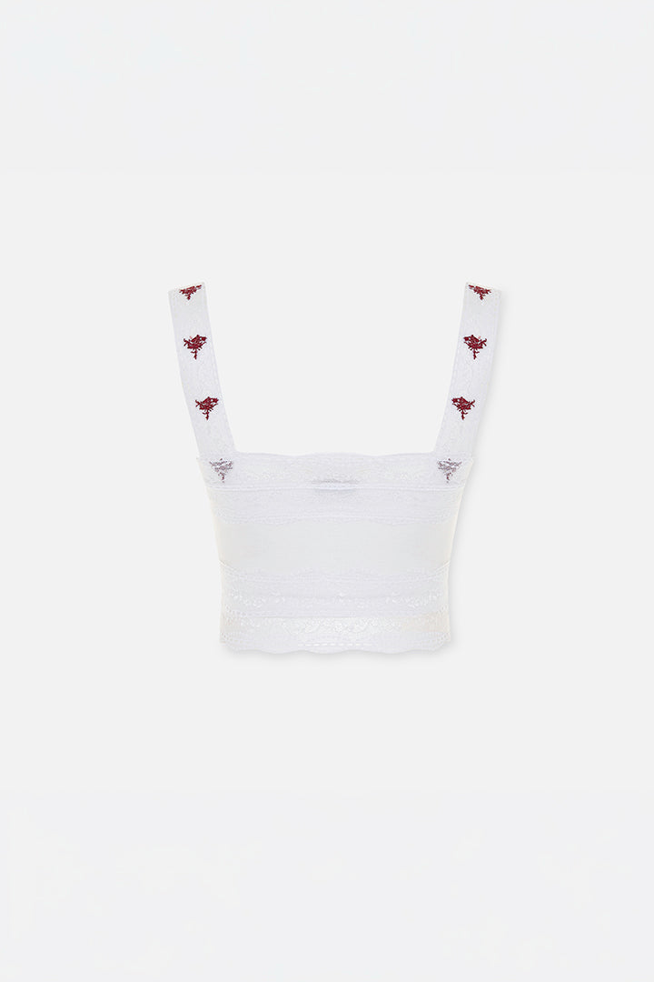 The Broderie Anglaise Edit Dantel Panelli Bra