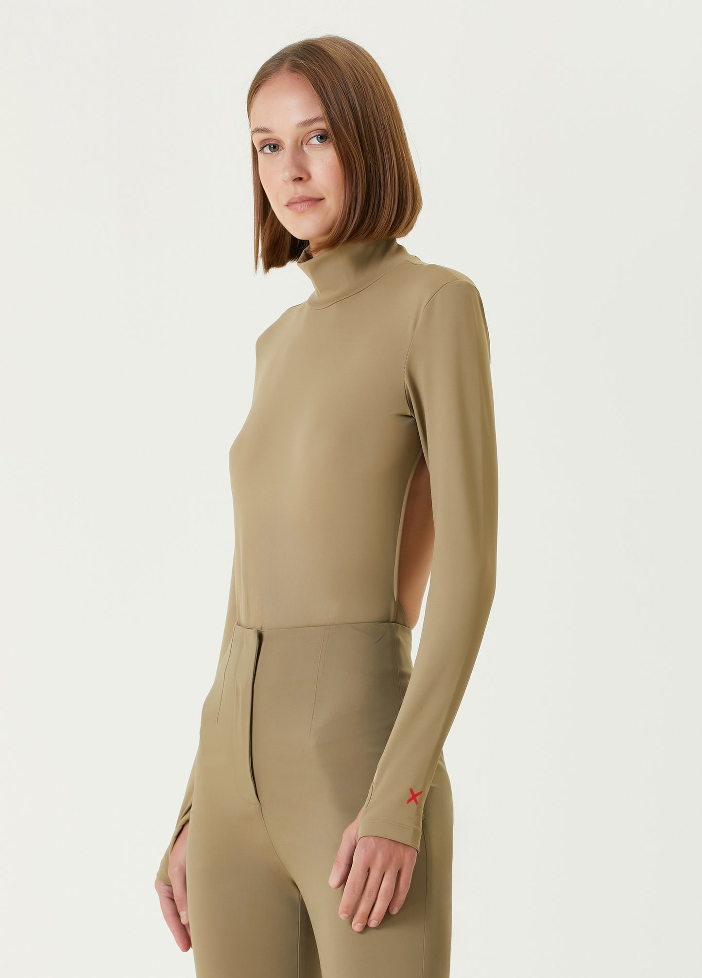 Boomerang Yüksek Yaka Bodysuit