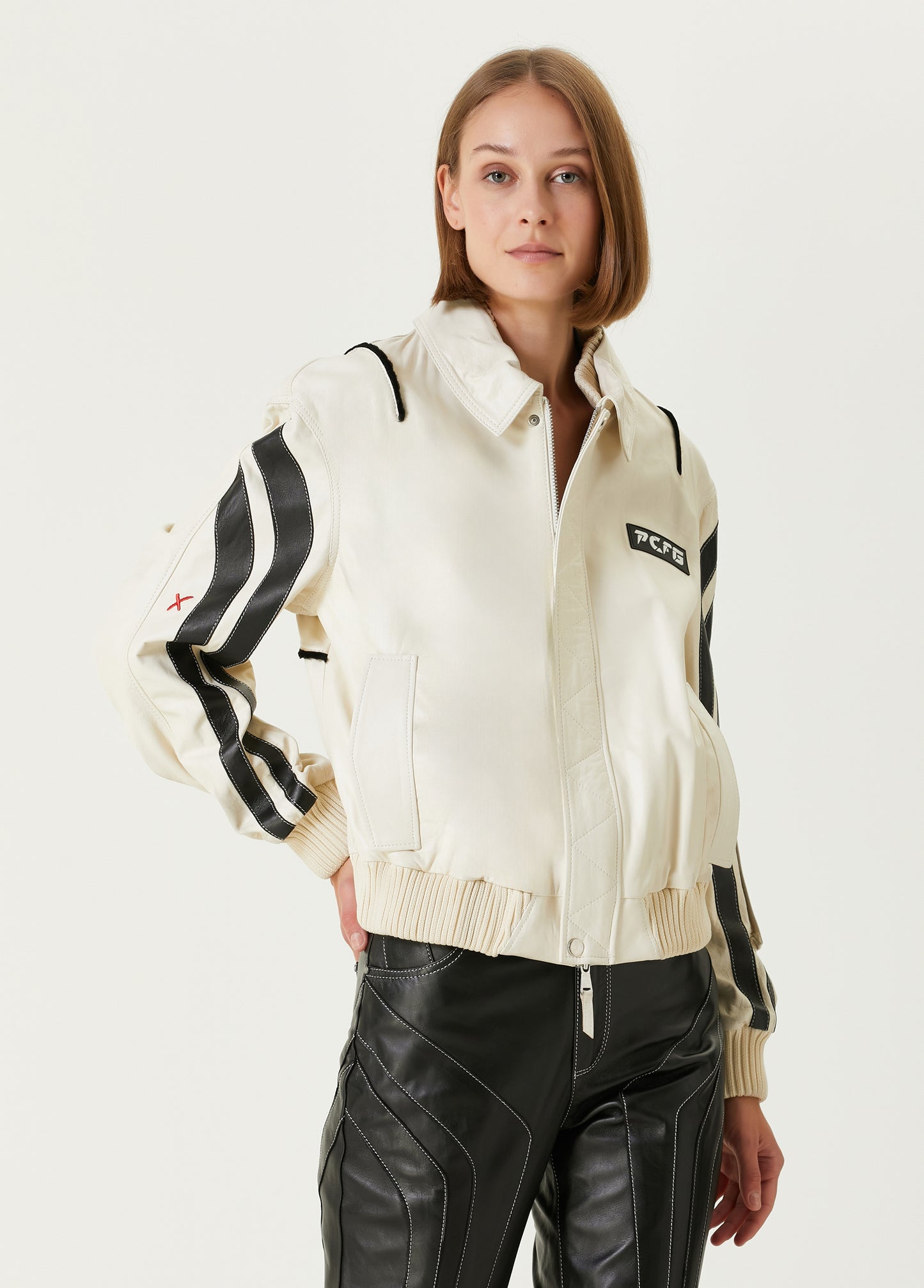 Boomerang Deri Biker Ceket