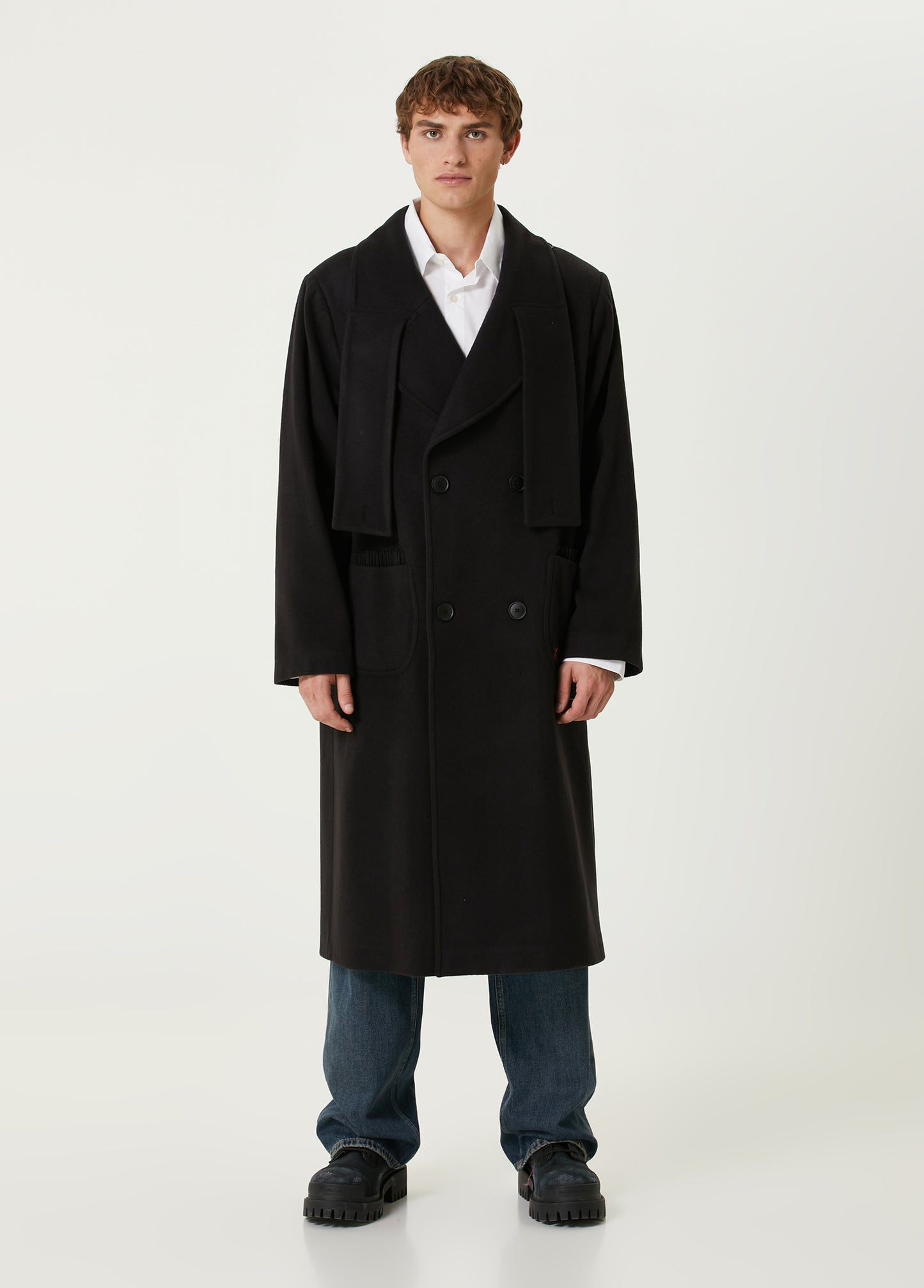 Boomerang Wool Long Coat