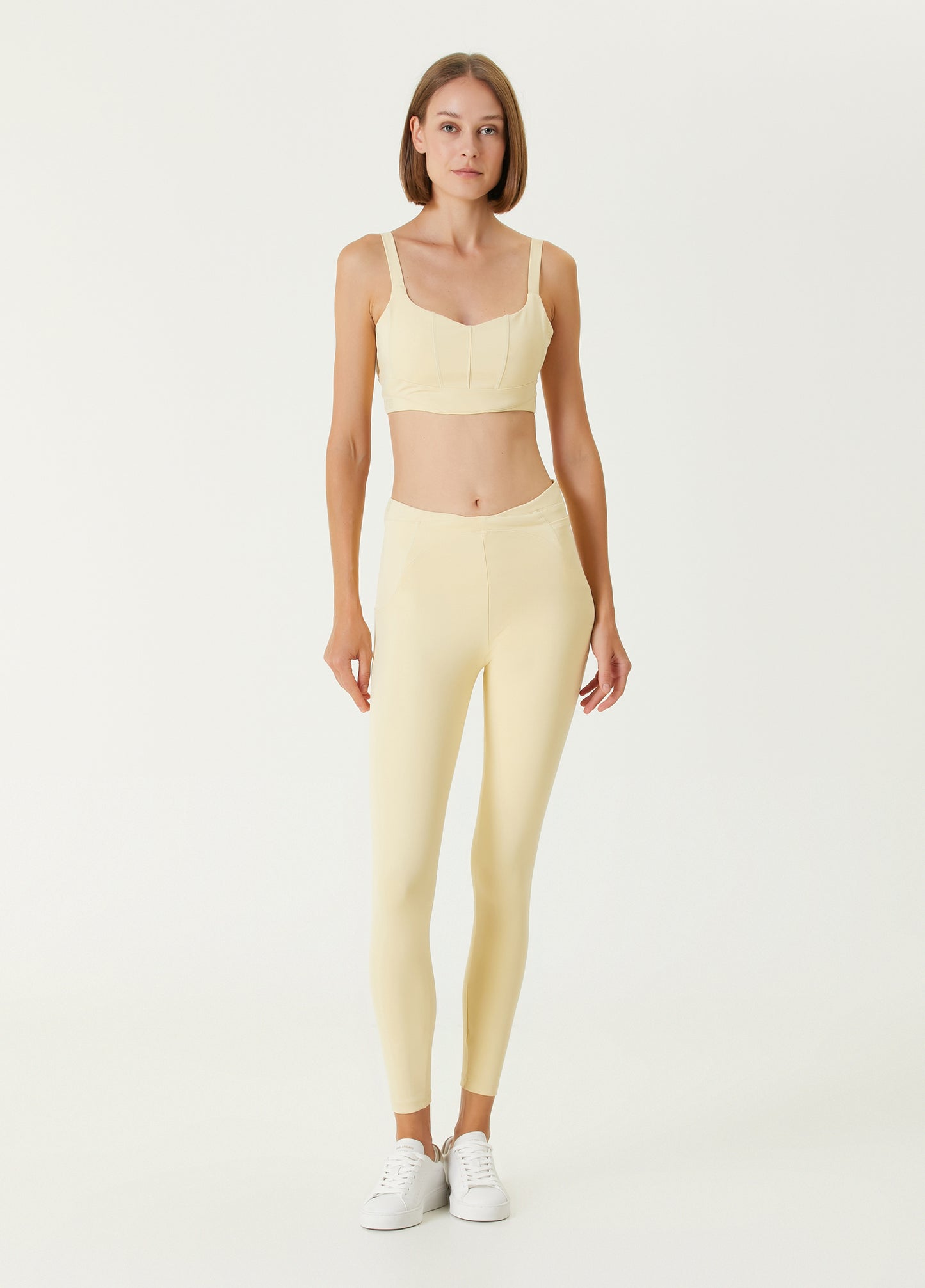 Boomerang Dikiş Desenli Spor Tayt