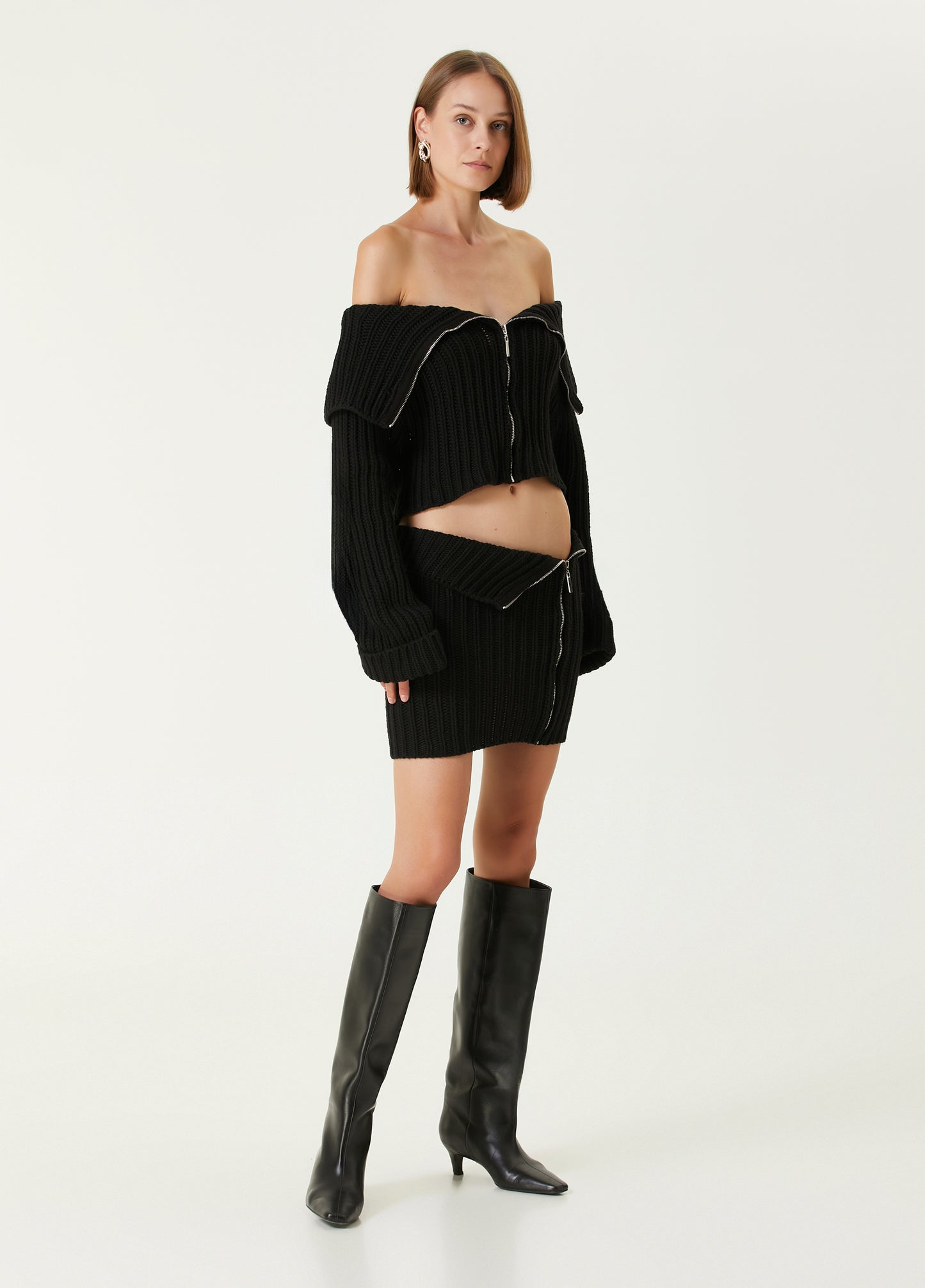 Your *itch Zipped Knit Skirt