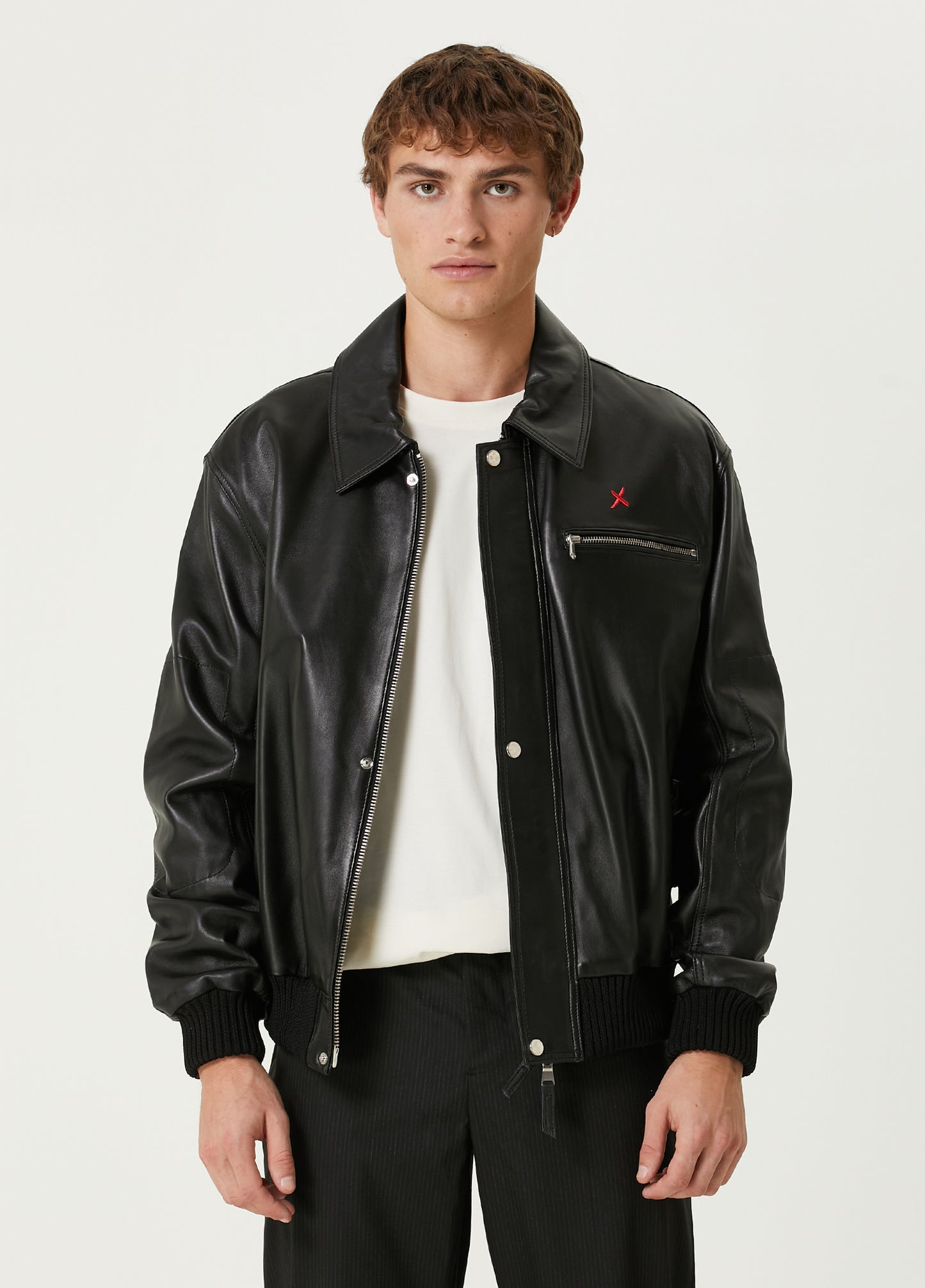 Boomerang Deri Bomber Ceket