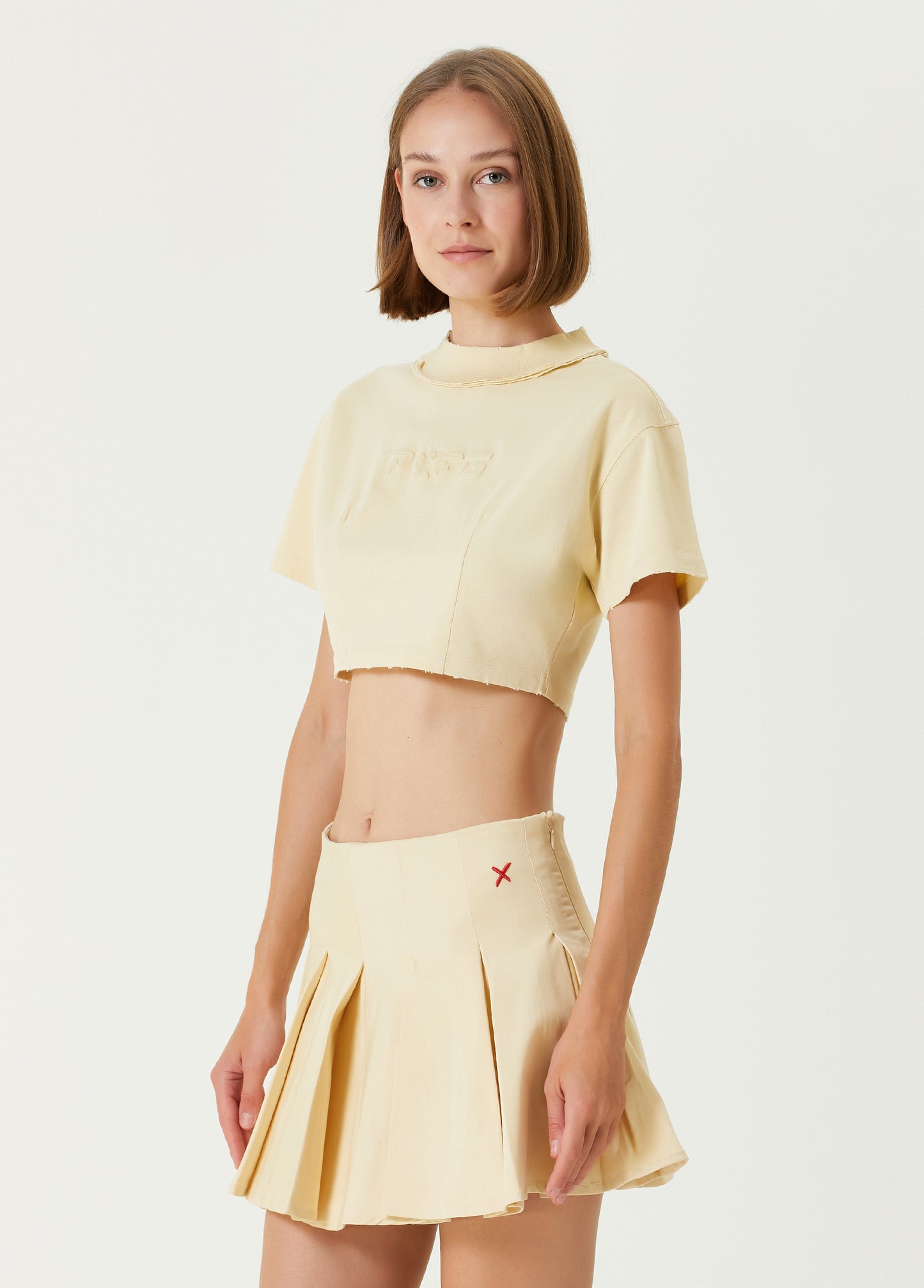 Boomerang Pleated Skirt