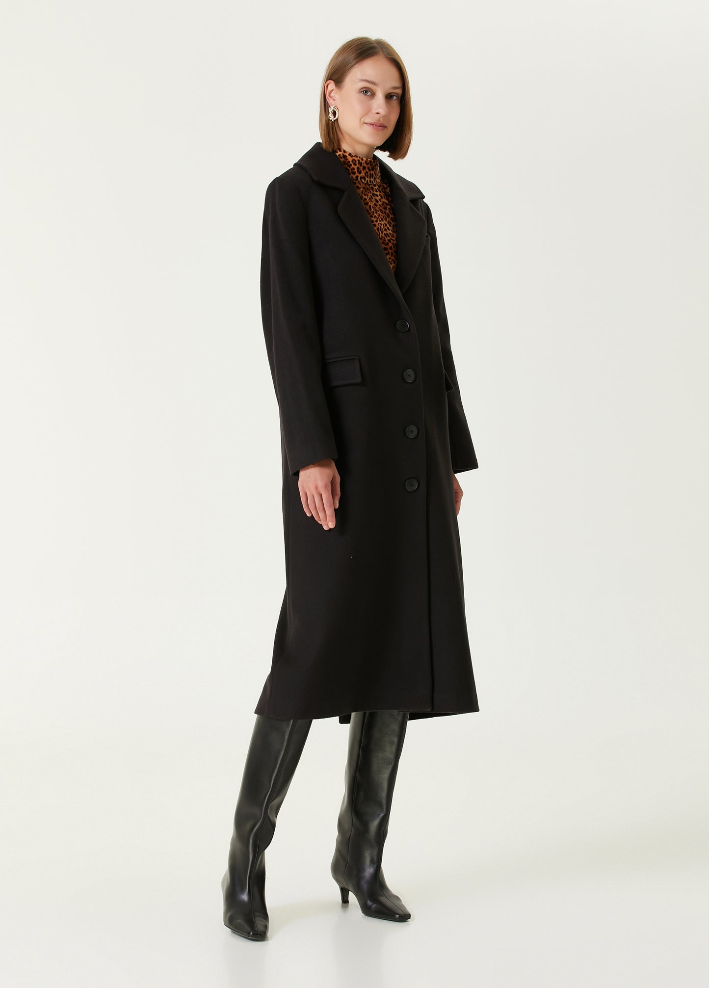 Boomerang Wool Coat