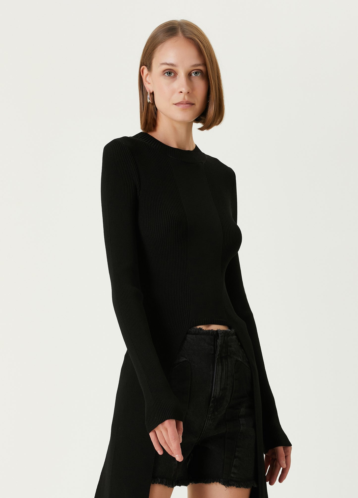 Your *itch Tailed Knit Top
