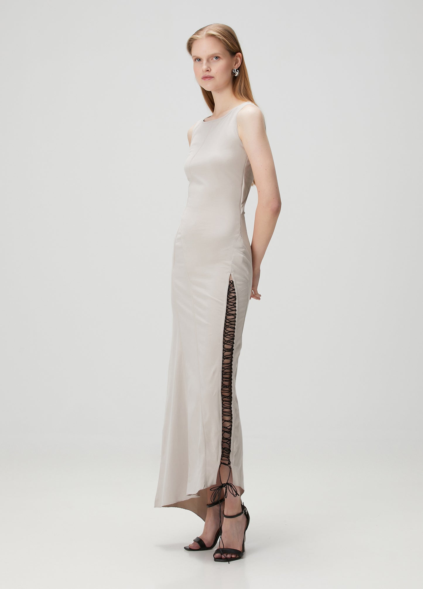 Day To Night In La Long Dress With Slit Detail