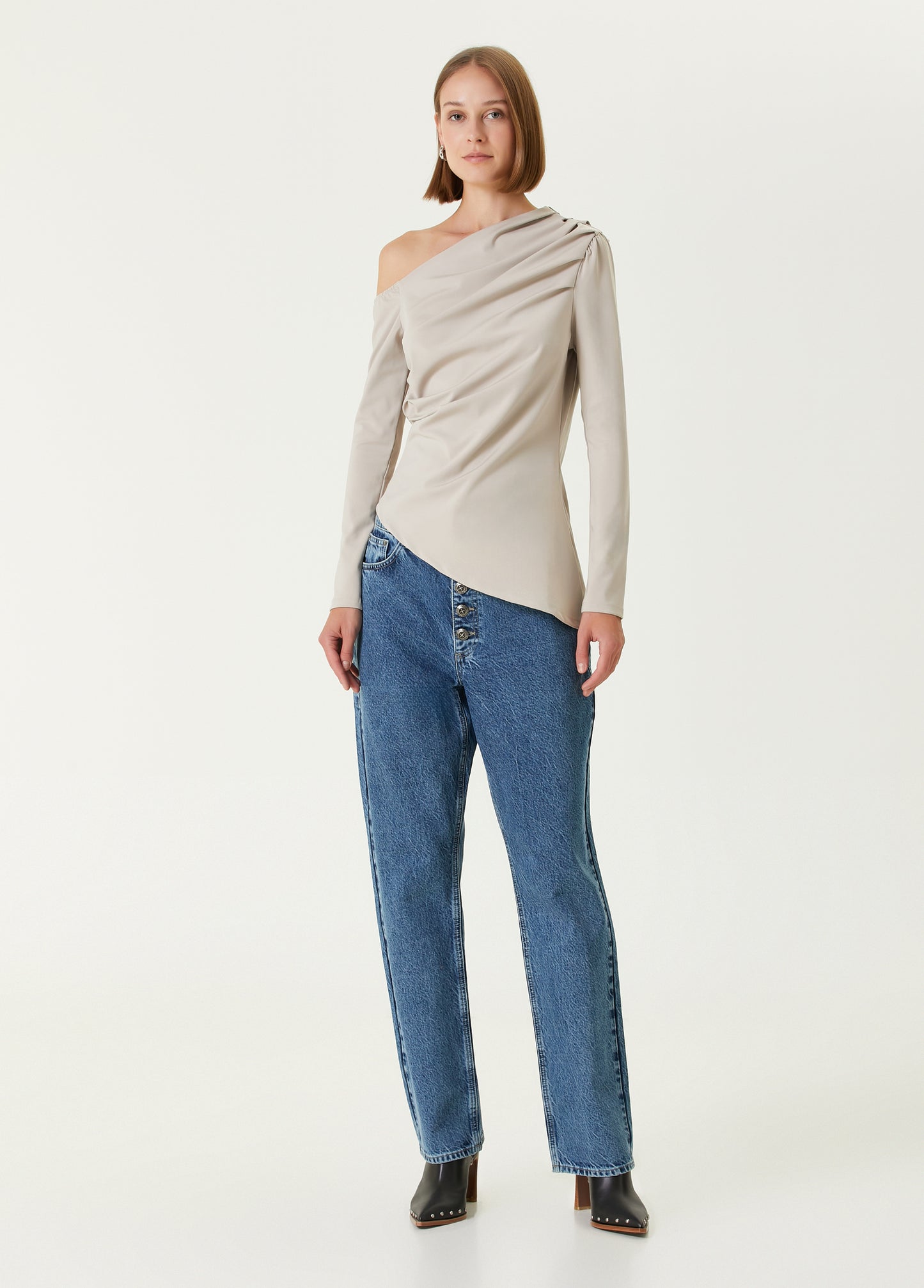 Your *itch Draped Long Sleeve Top