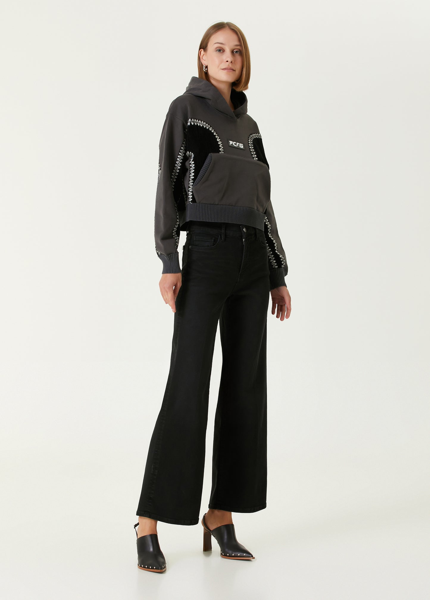 Boomerang Panelled Hoodie