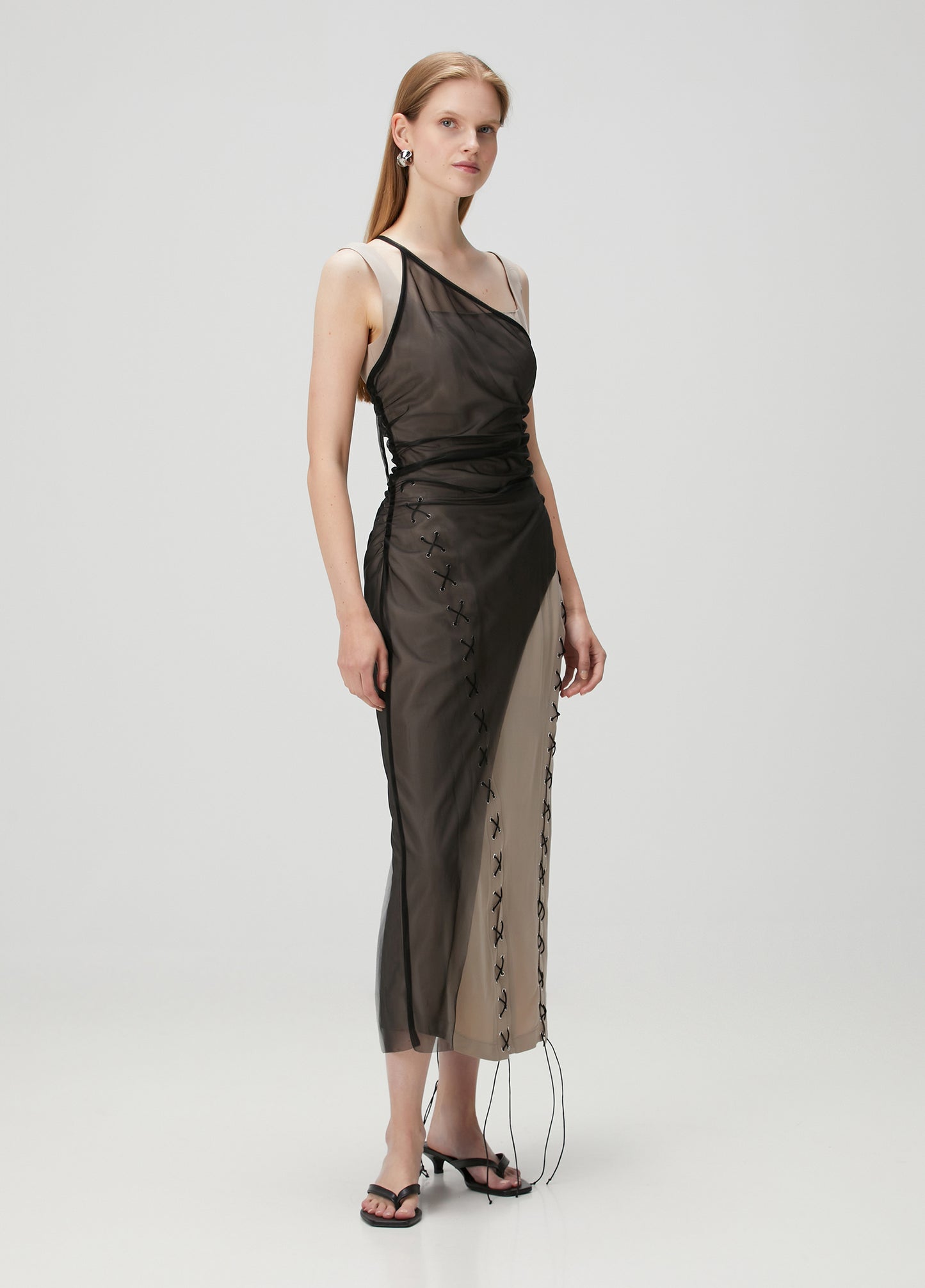 Day To Night In La Bodycon Dress With Tulle