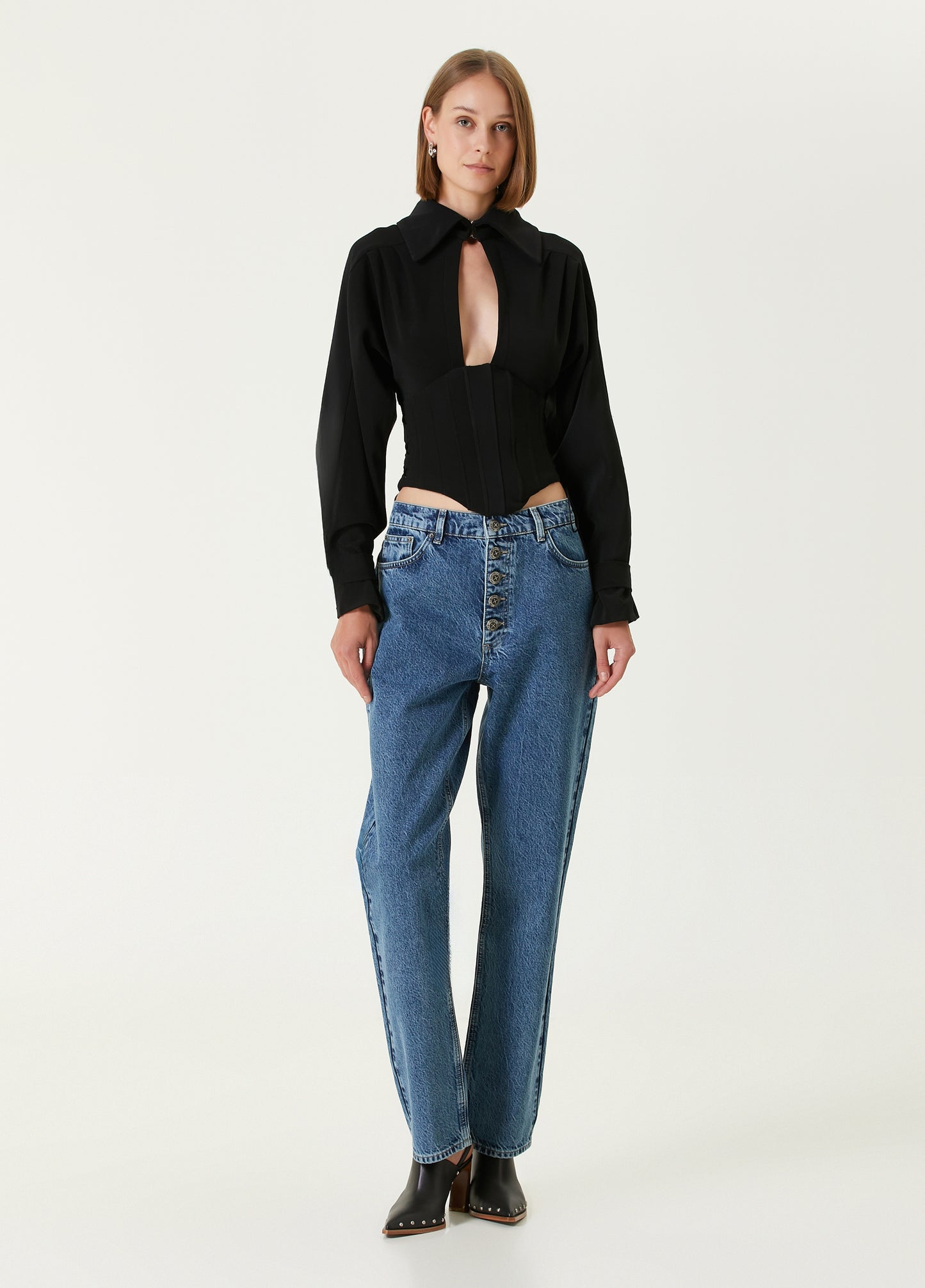 Your *itch Korse Detaylı Blazer Bluz