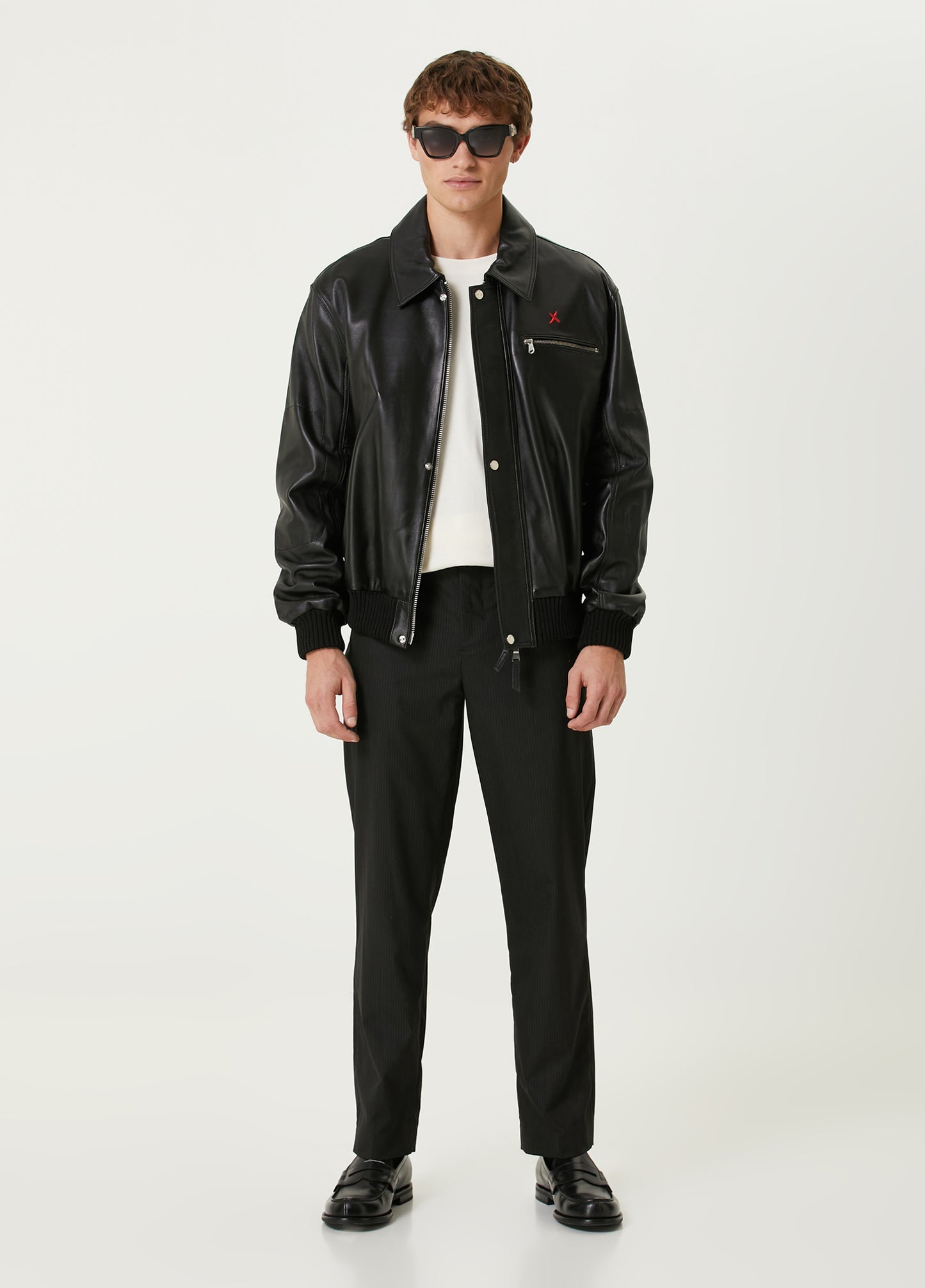Boomerang Deri Bomber Ceket