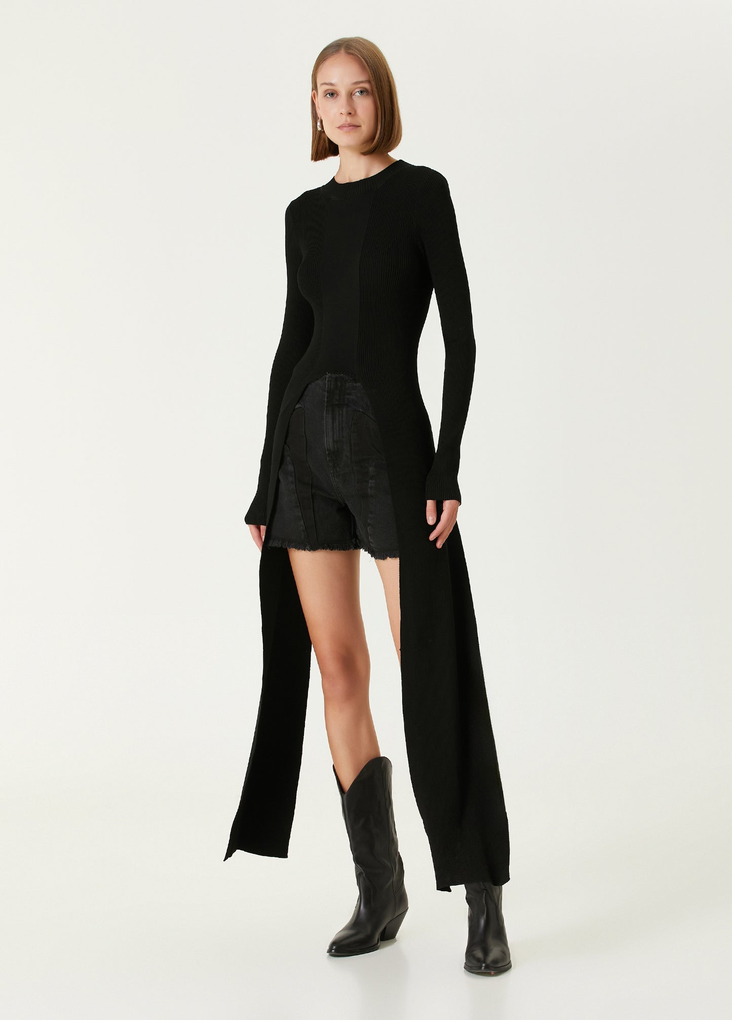 Your *itch Tailed Knit Top