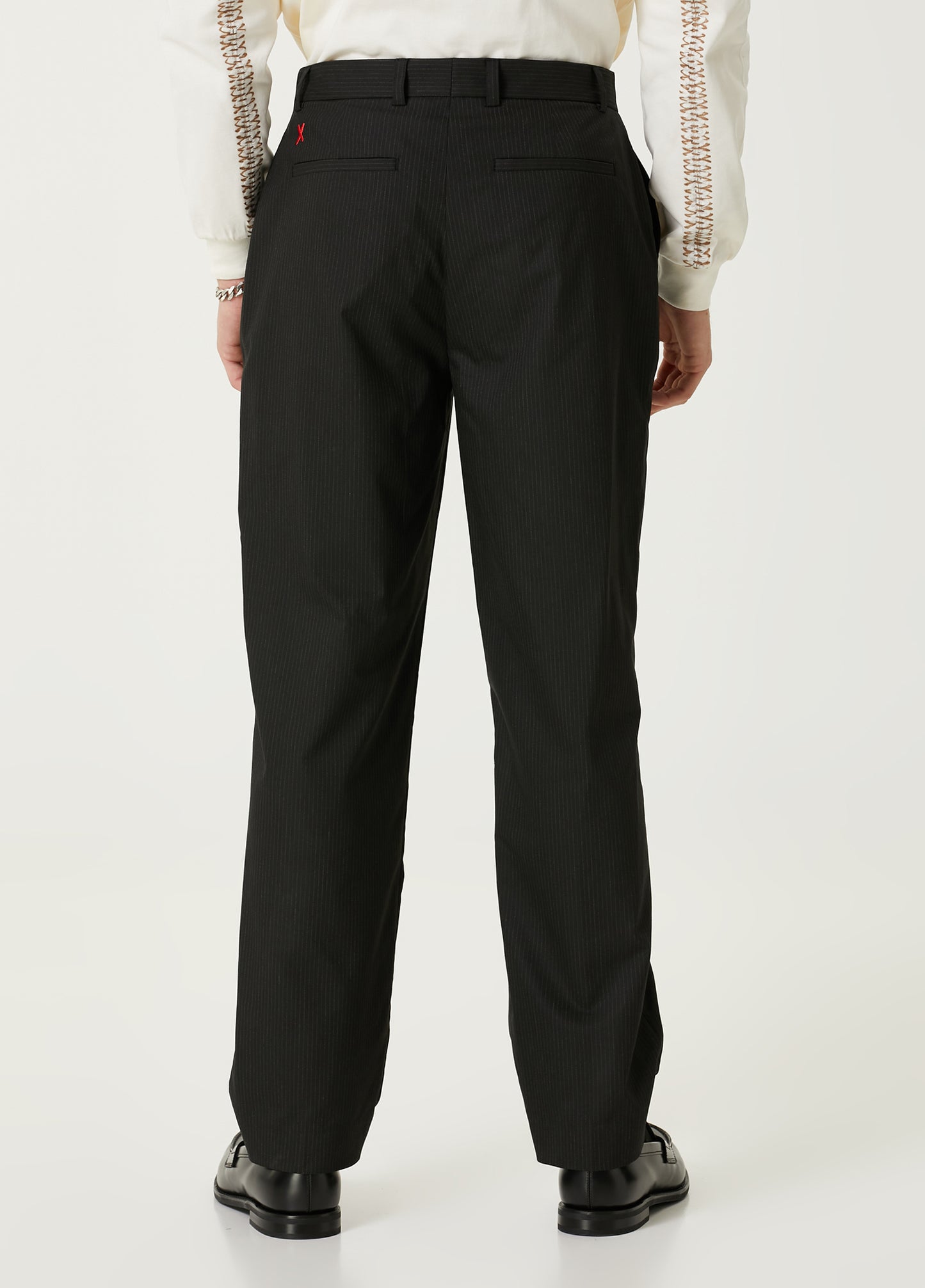 Boomerang Çizgili Dar Kesim Pantolon