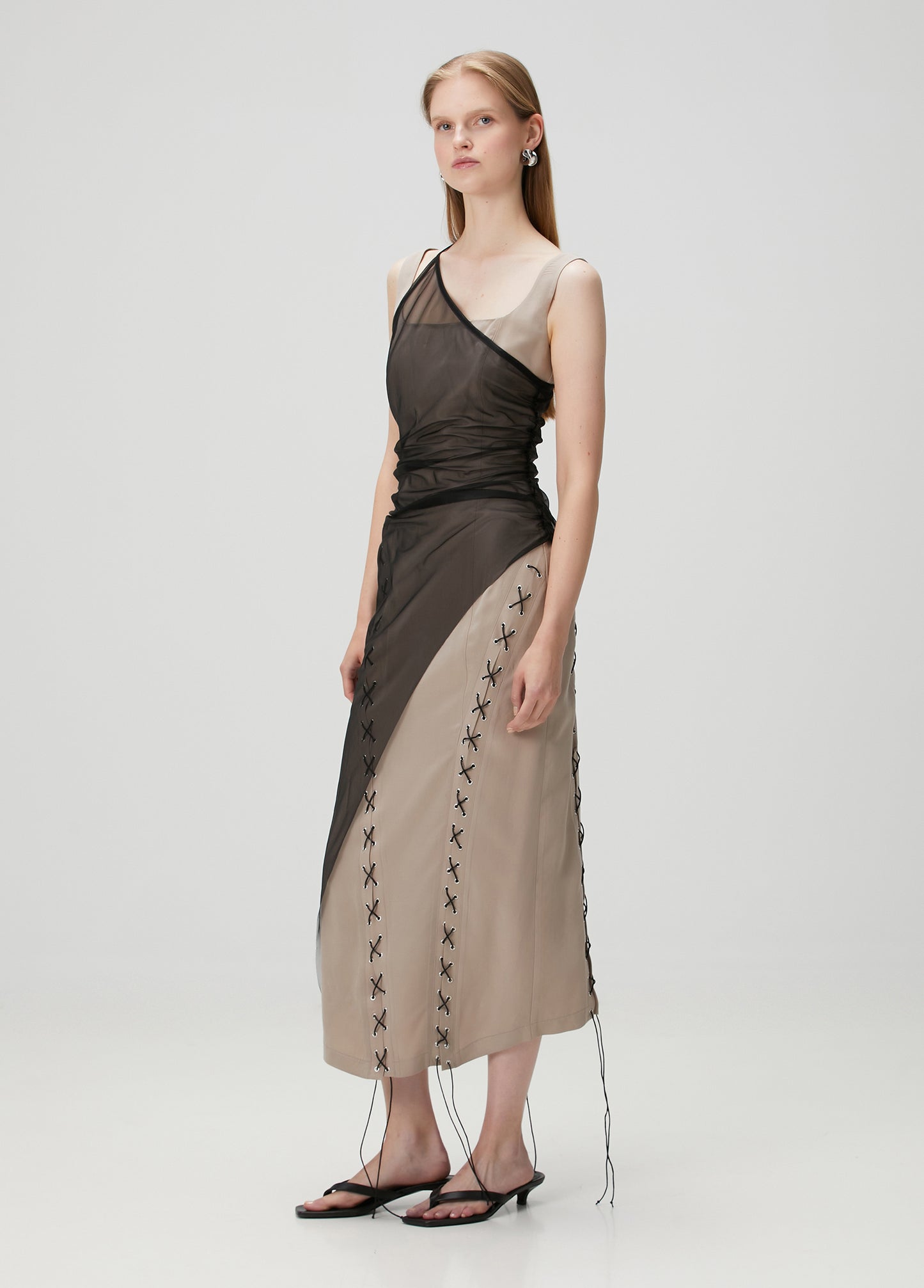 Day To Night In La Bodycon Dress With Tulle