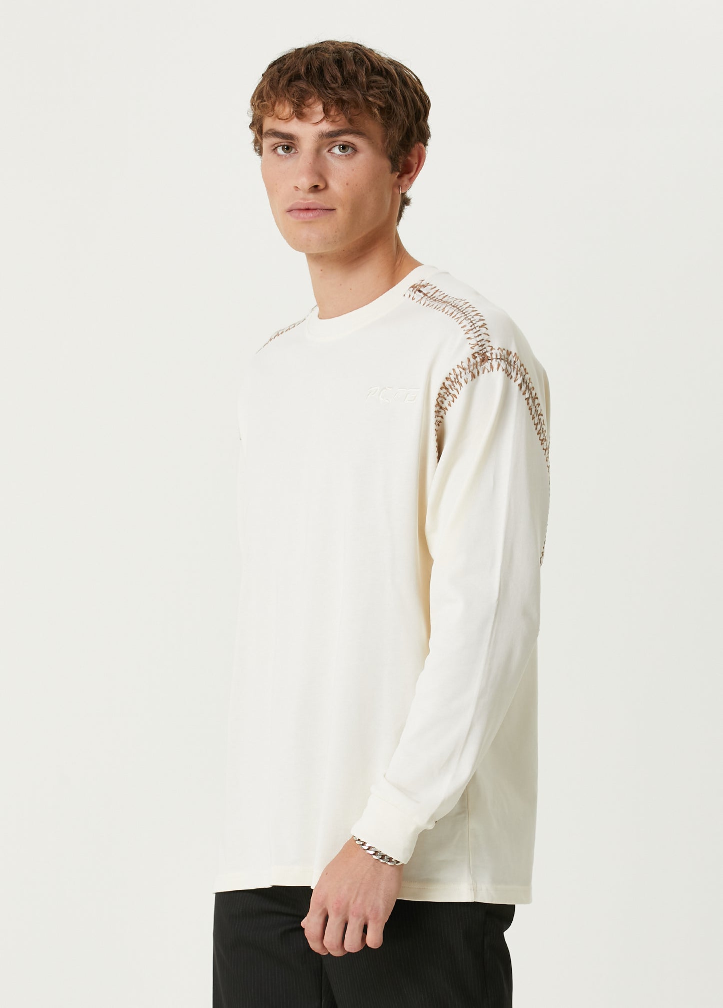 Boomerang Knit Detail T-shirt
