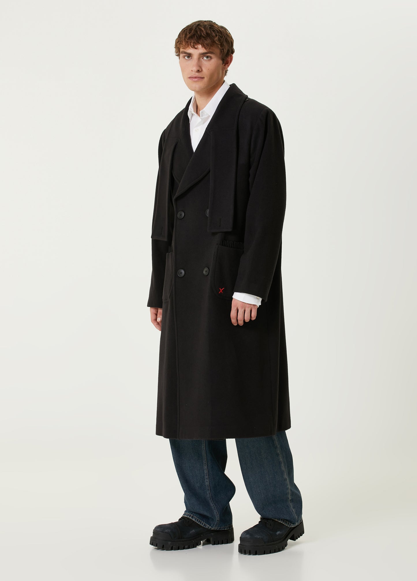 Boomerang Wool Long Coat