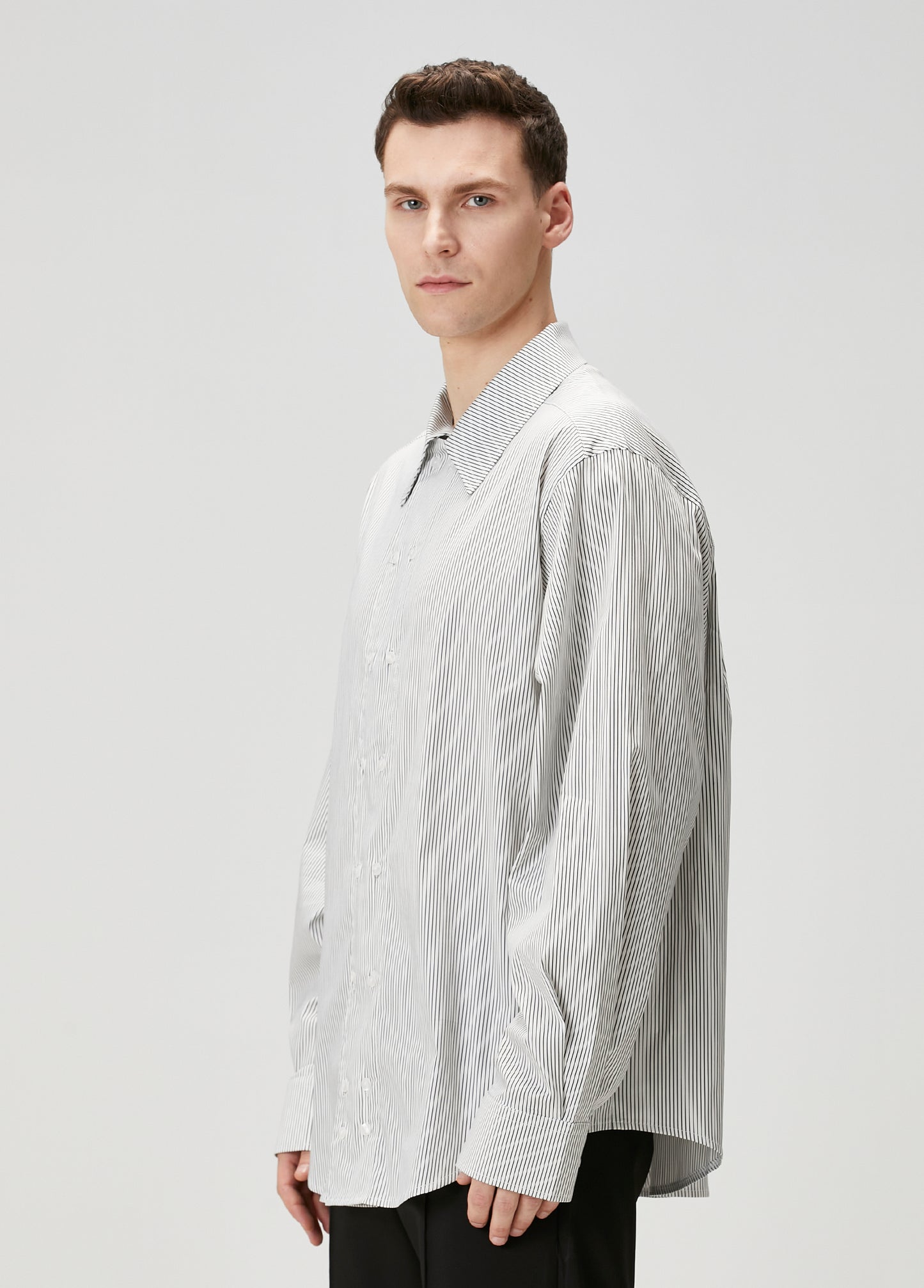 Day to Night in LA Çizgili Dokuma Gömlek