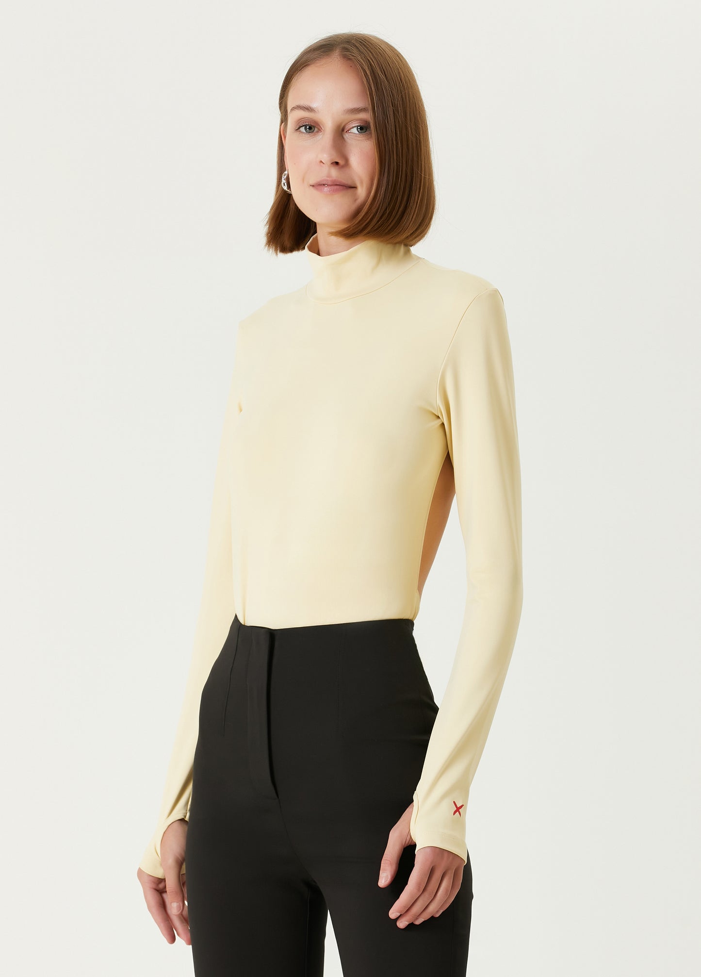 Boomerang Yüksek Yaka Bodysuit