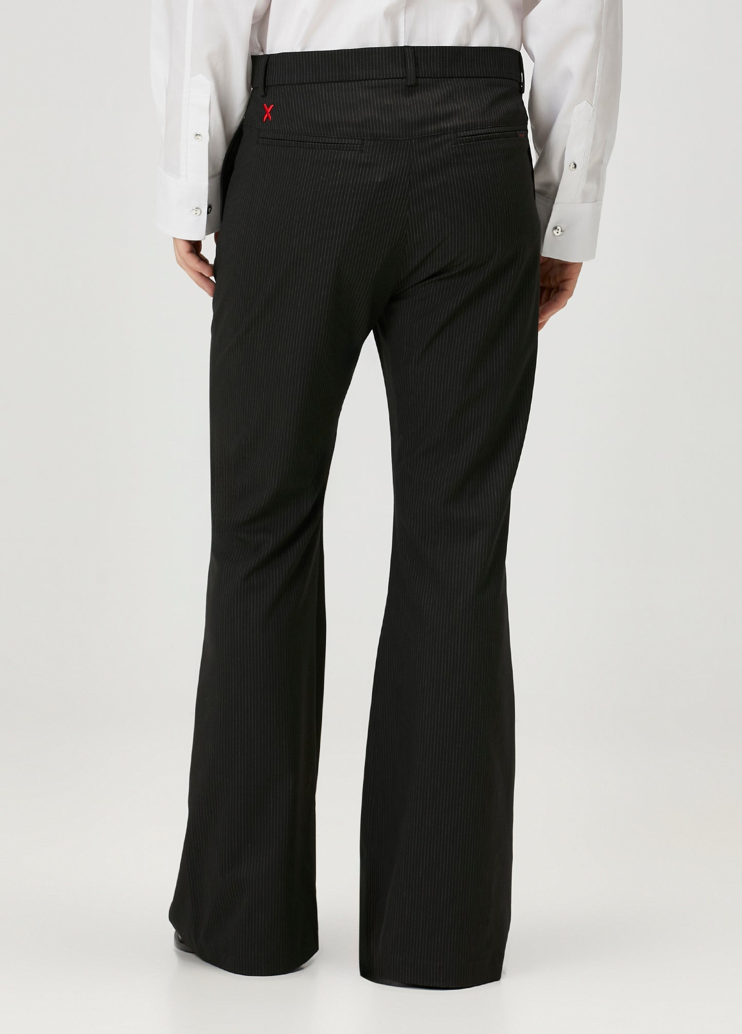 Day to Night in LA Çizgili Dokuma Flare Pantolon