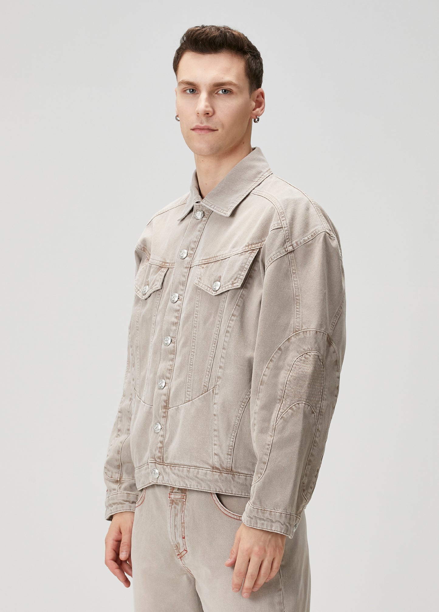 Day to Night in LA Soluk Görünümlü Denim Ceket