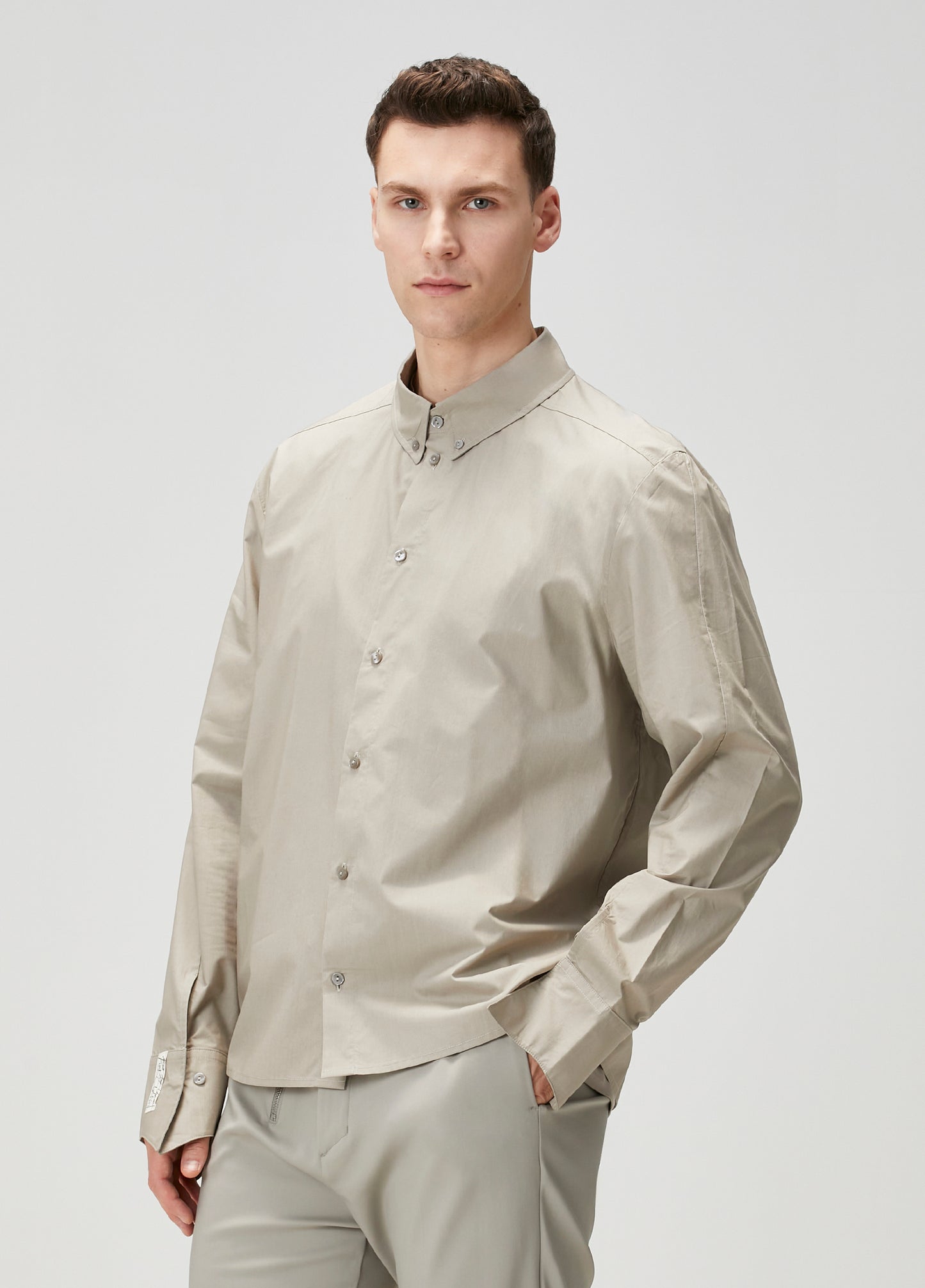 Day to Night in LA Yama Detaylı Dokuma Gömlek