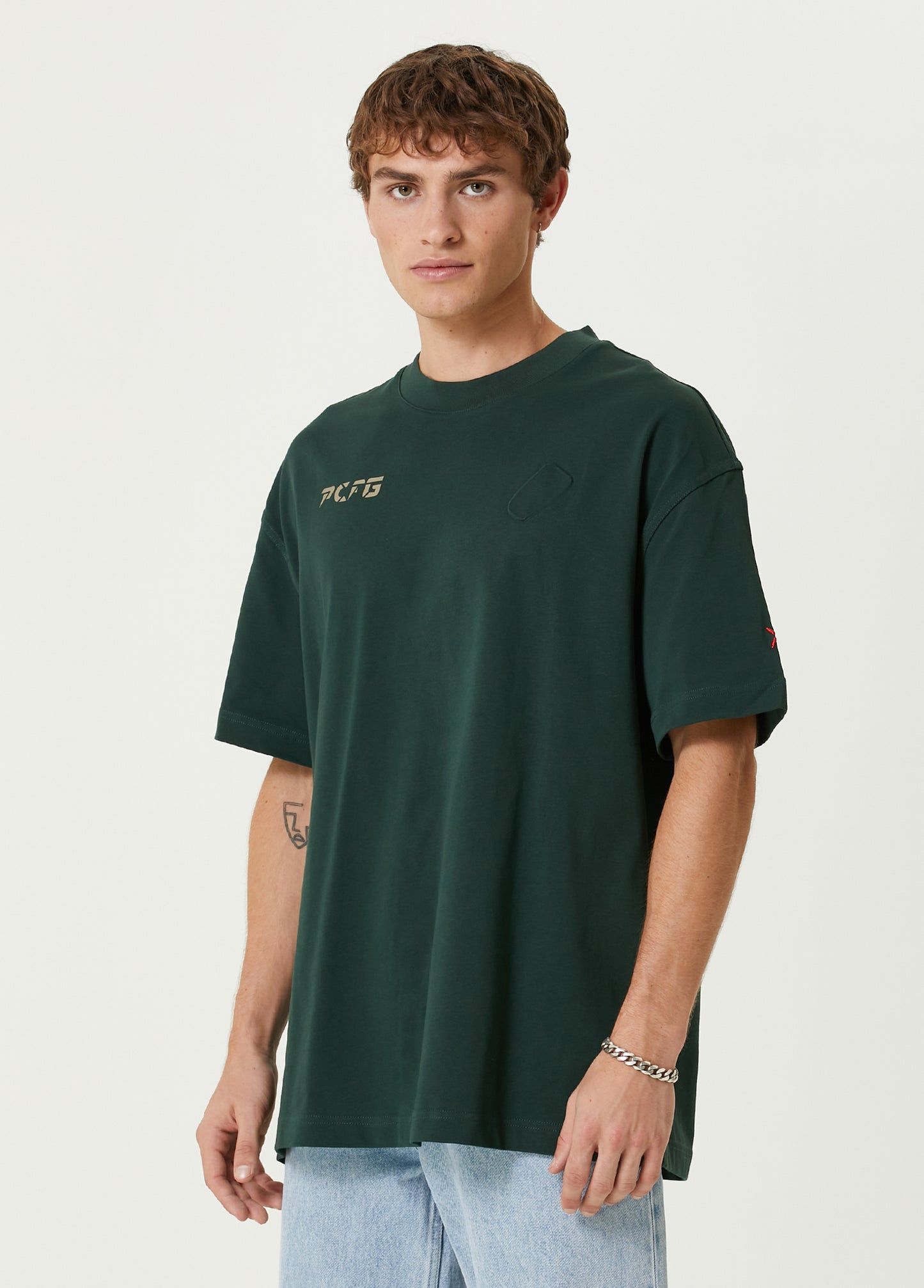 Boomerang Oversized Tee With Emboss Detail