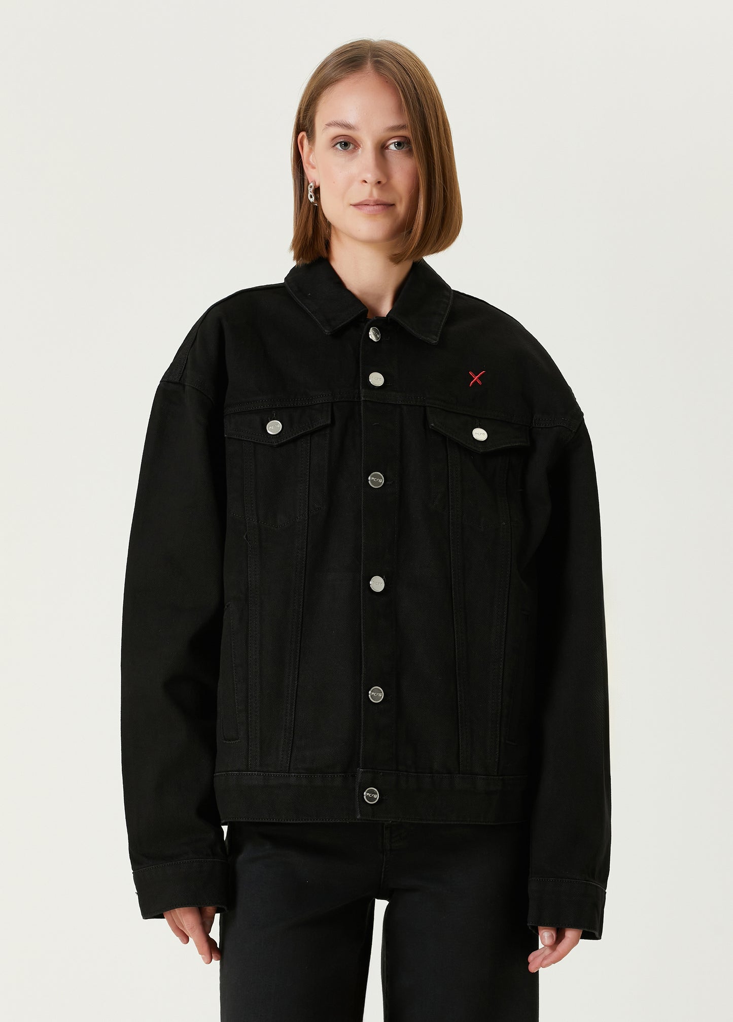 Boomerang Logolu Denim Ceket