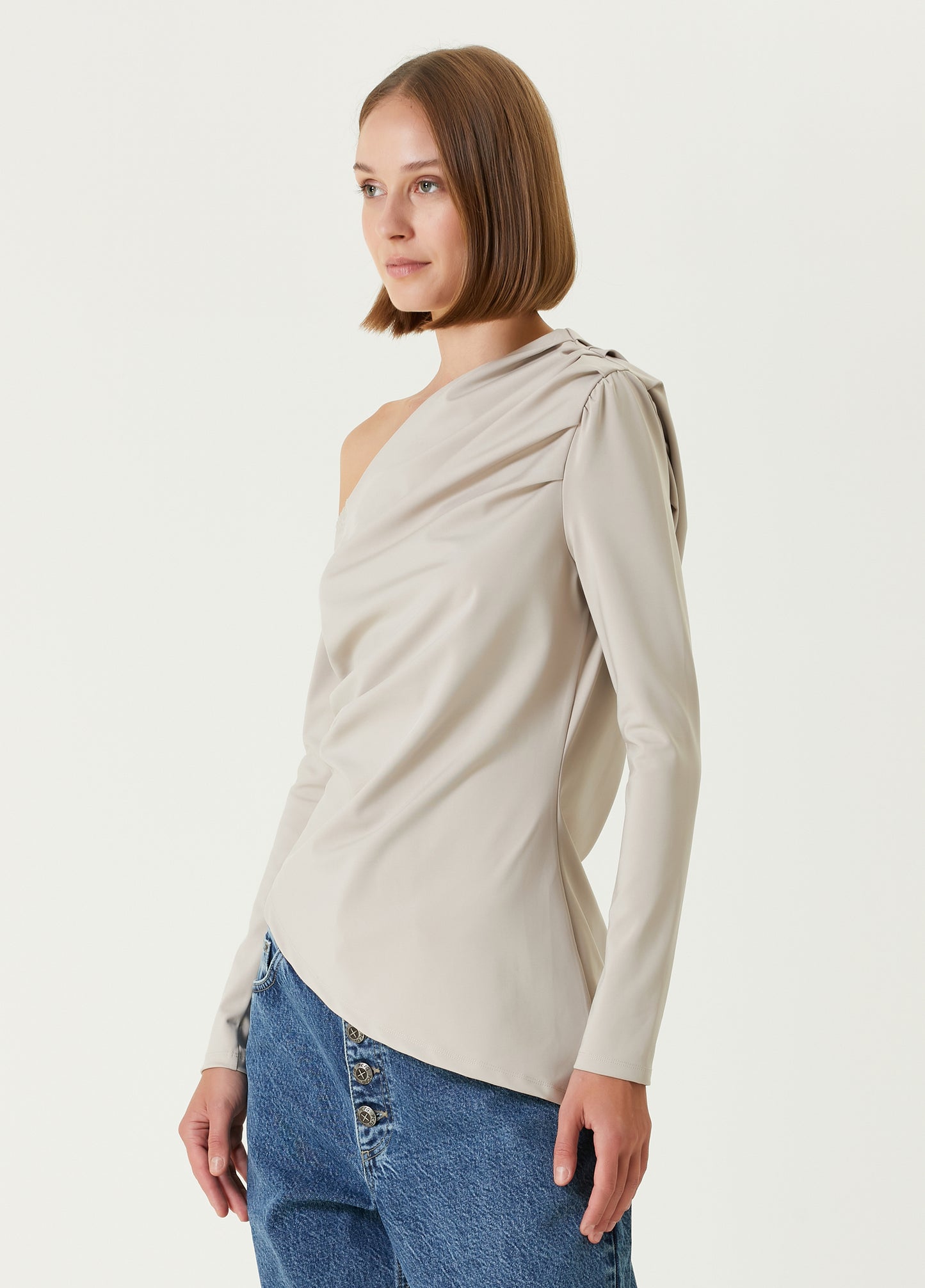 Your *itch Draped Long Sleeve Top
