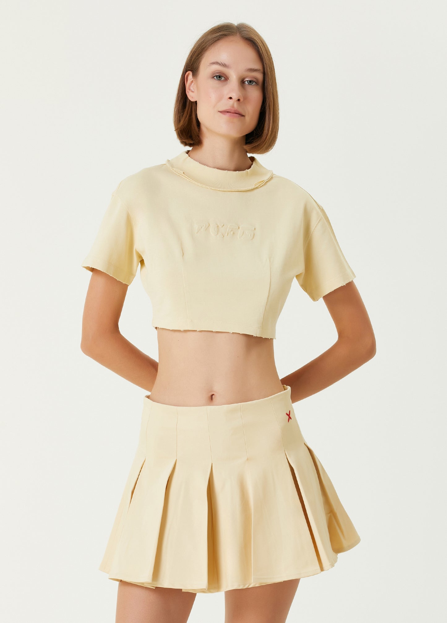 Boomerang Pleated Skirt