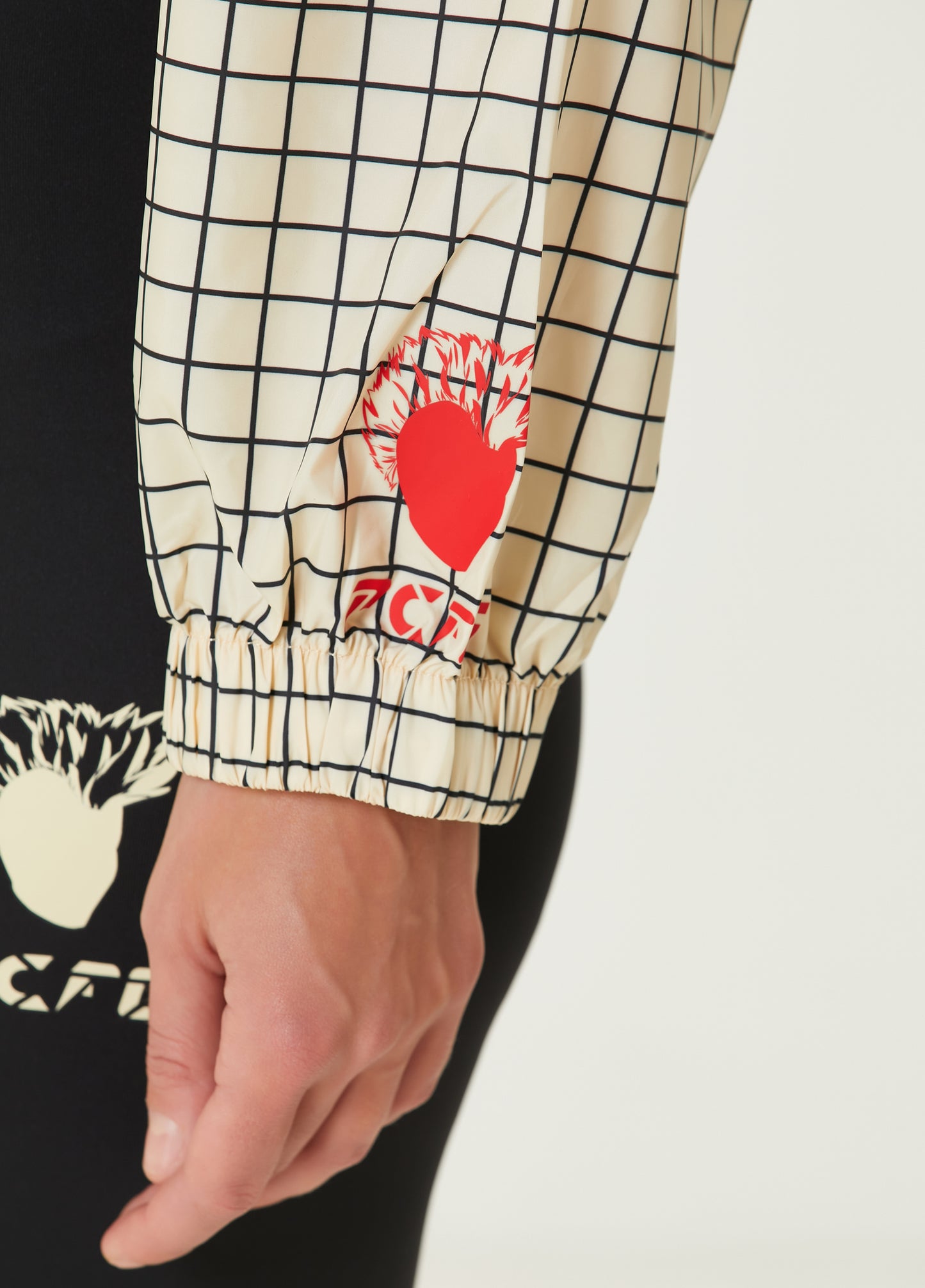 Boomerang Paraşüt Kumaş Crop Sweatshirt