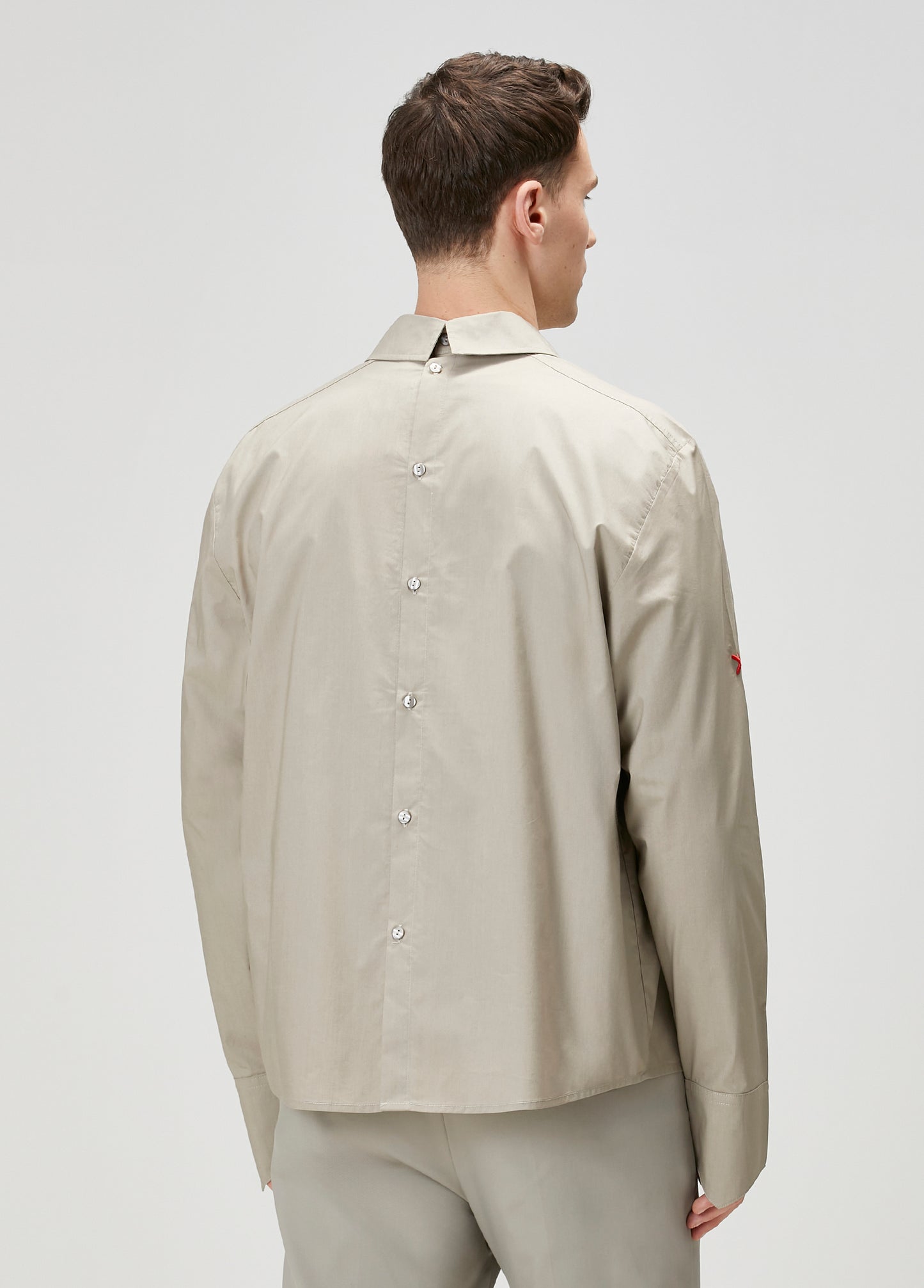 Day to Night in LA Yama Detaylı Dokuma Gömlek