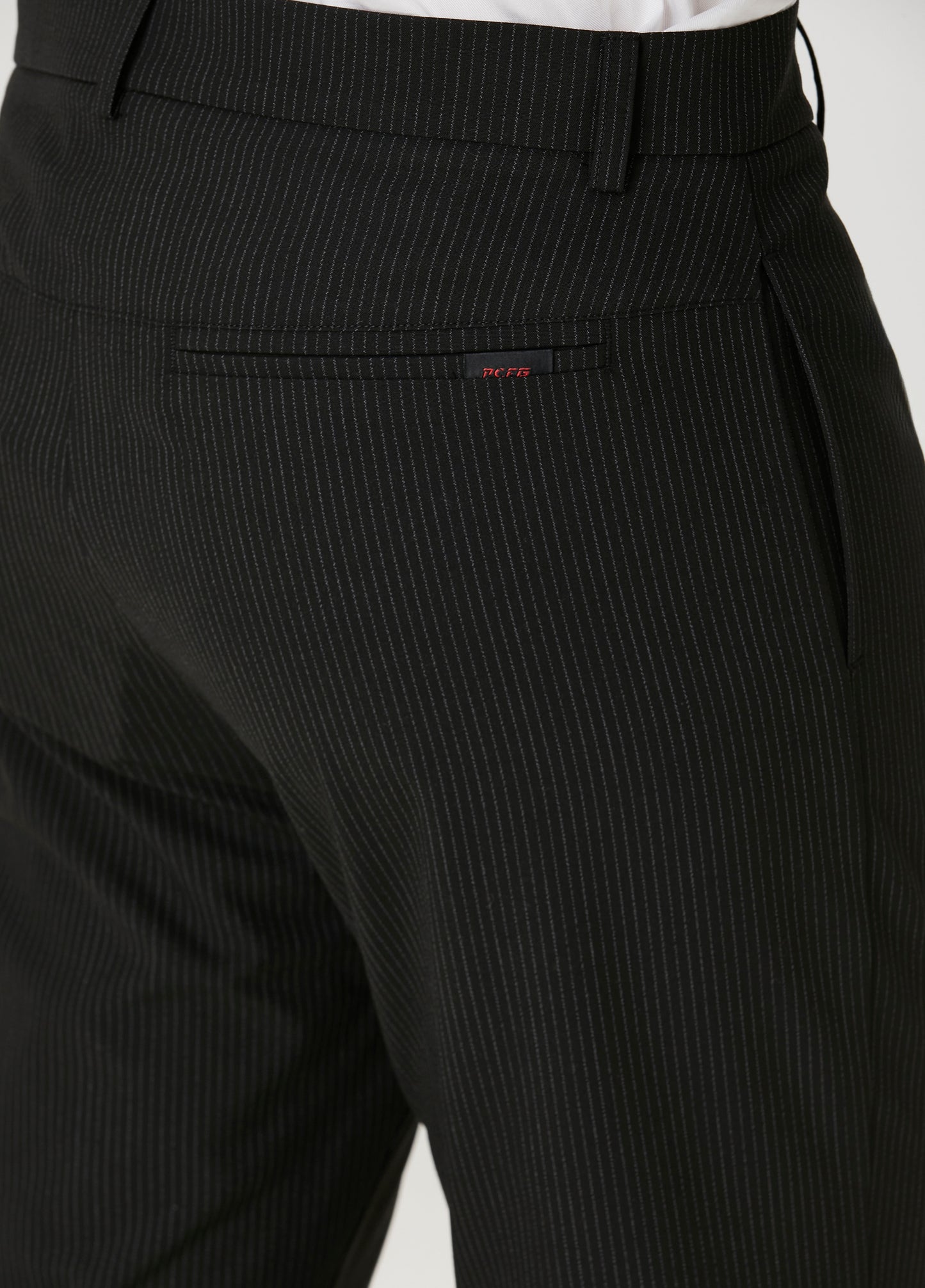 Day to Night in LA Çizgili Dokuma Flare Pantolon