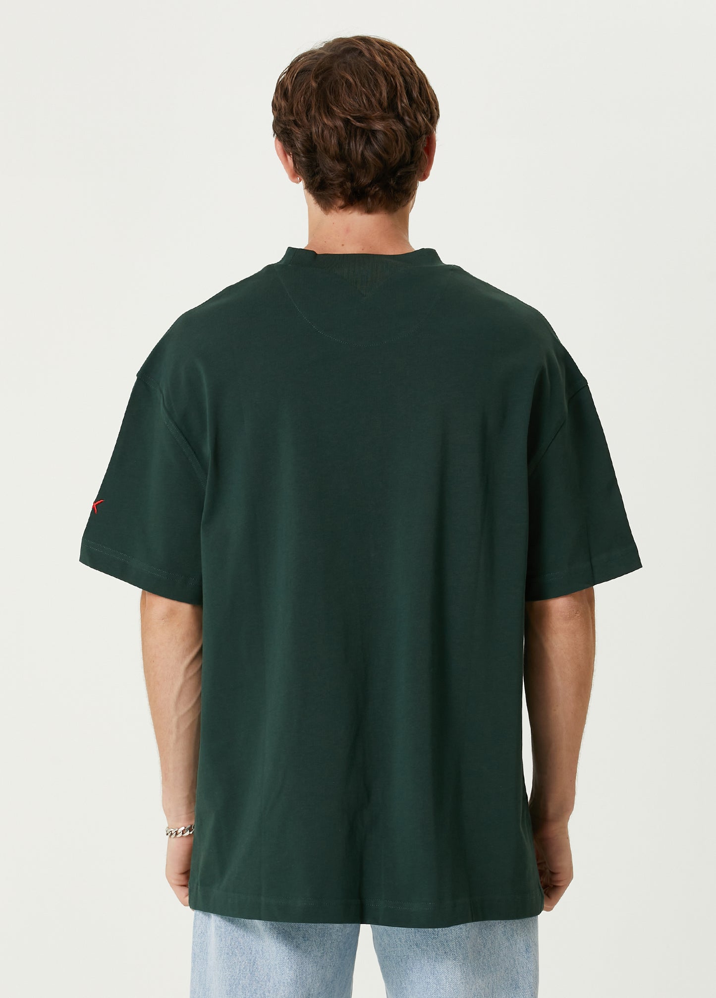 Boomerang Kabartma Detaylı Oversize Tişört