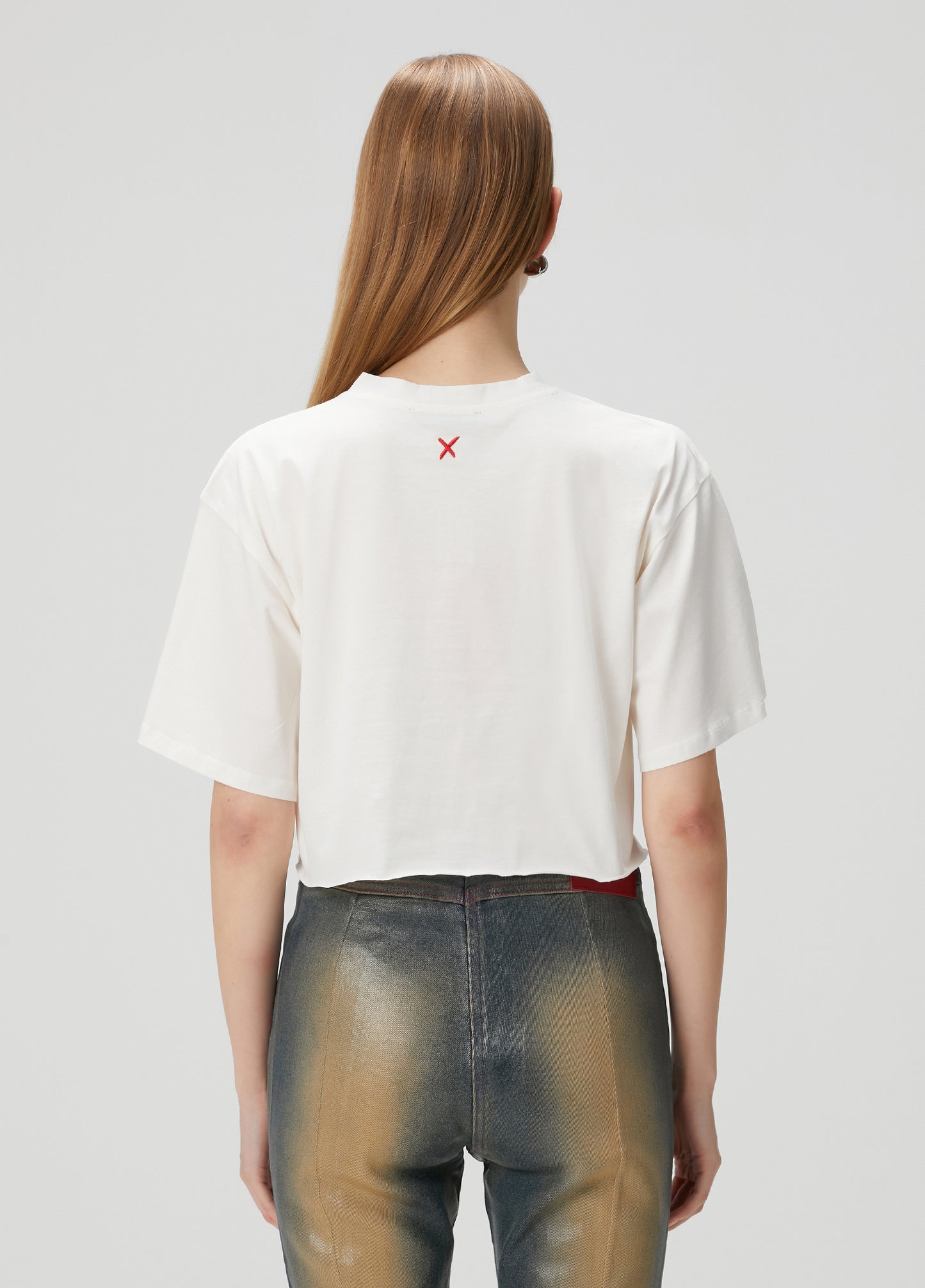 Day to Night in LA Oversize Kısa Tişört