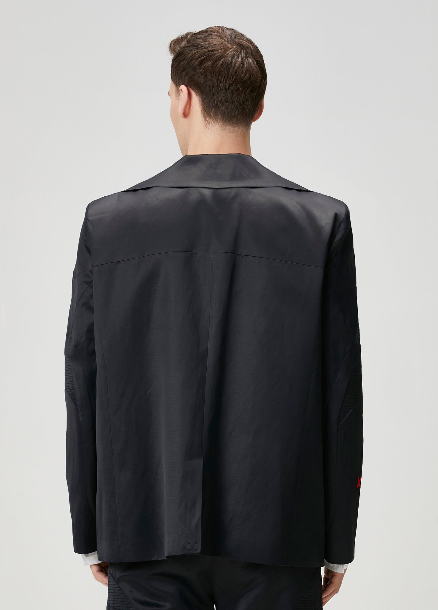 Day to Night in LA Parlak Dokuma Blazer Ceket