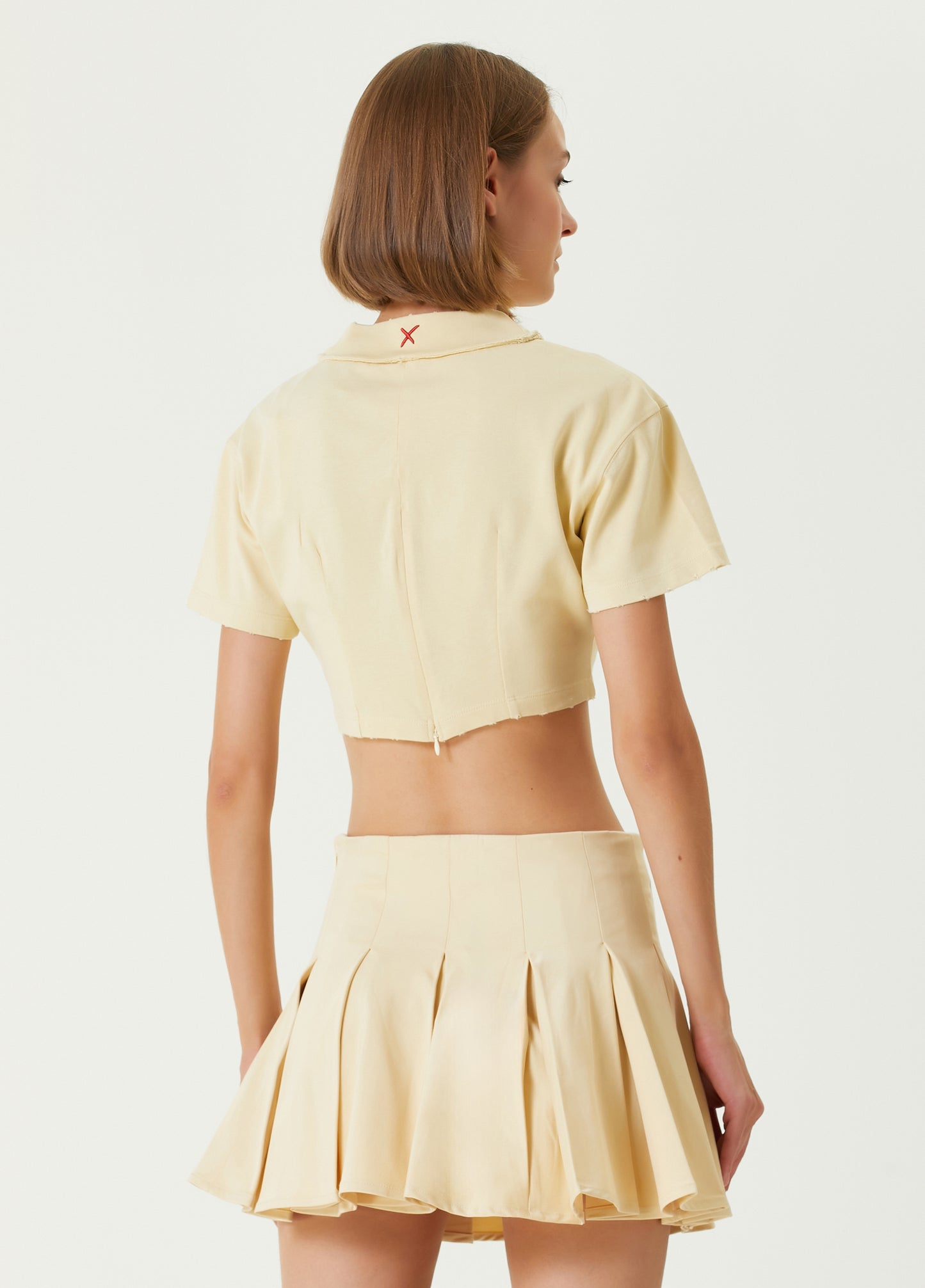 Boomerang Pleated Skirt