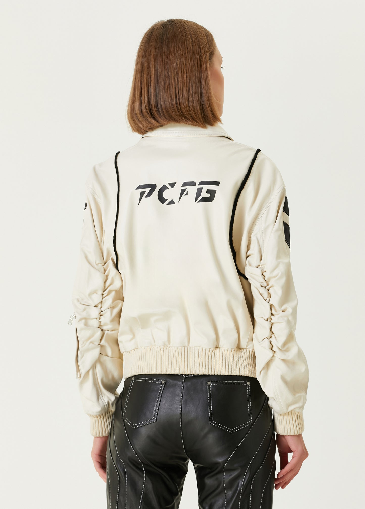 Boomerang Deri Biker Ceket